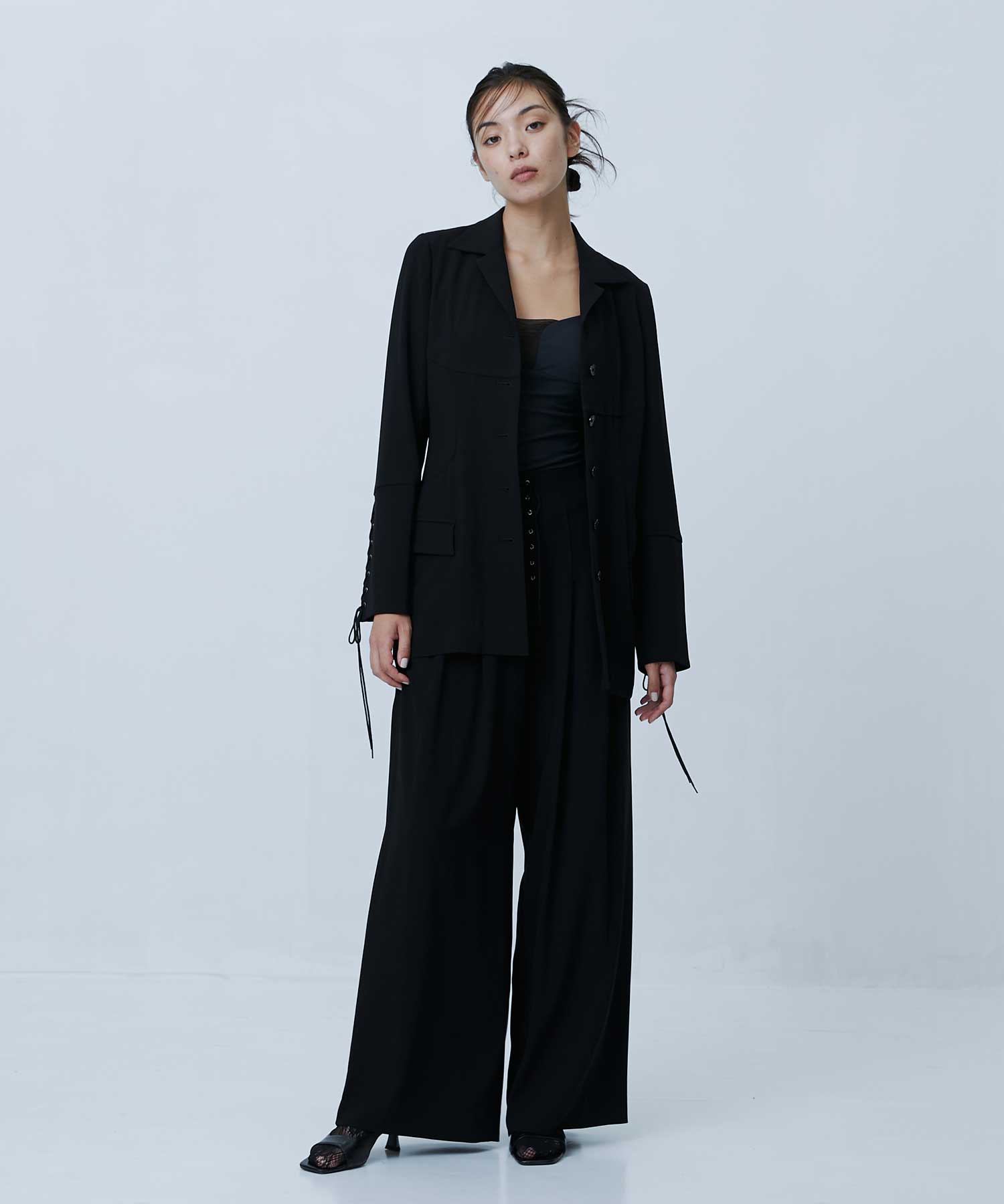 Crepe shirt jacket FETICO