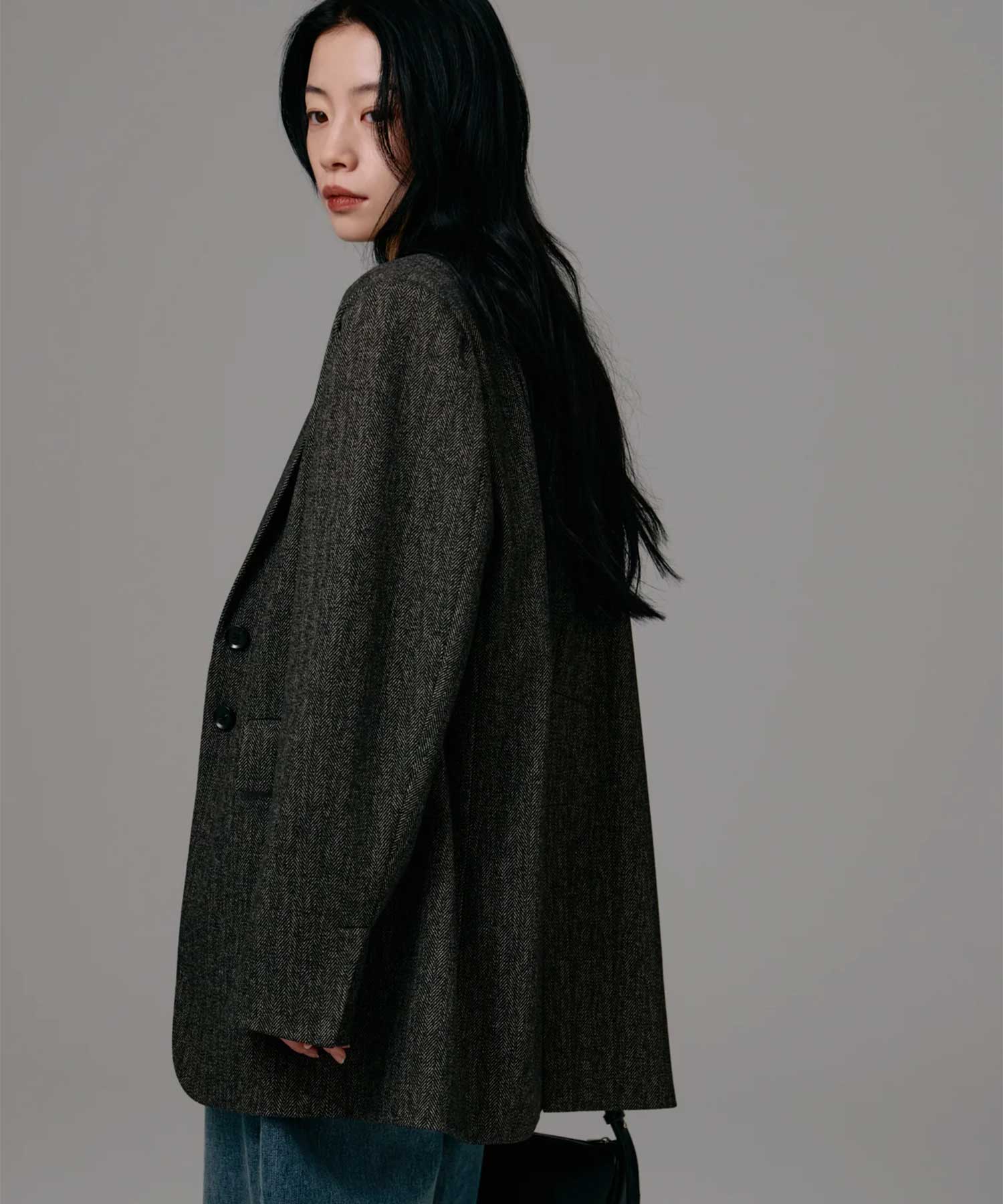 herringbone jacket Louren
