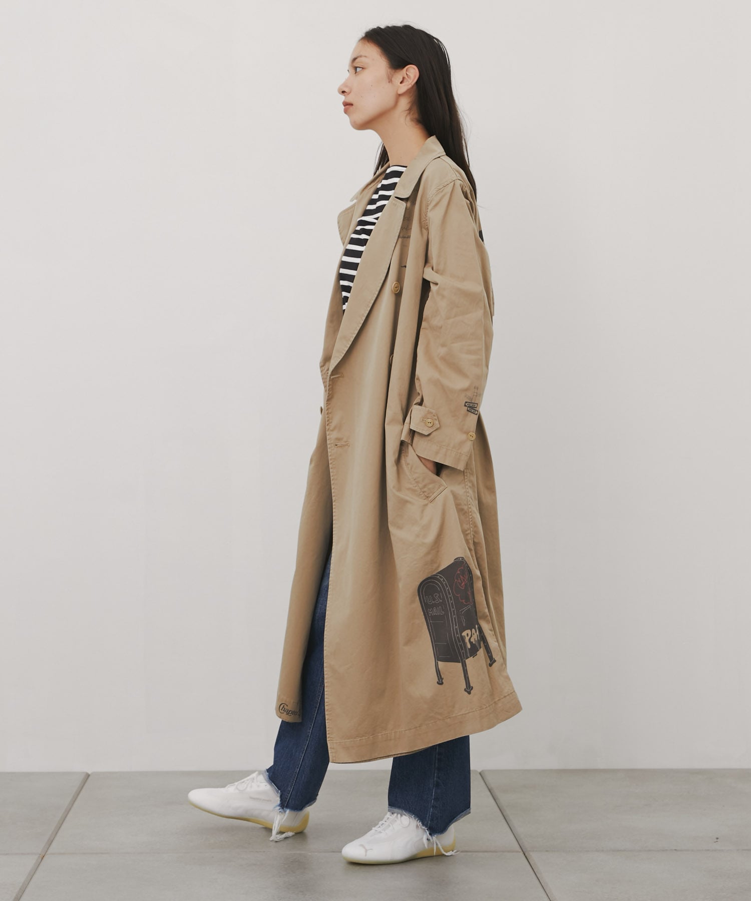 TRENCH COAT C/L MADISONBLUE