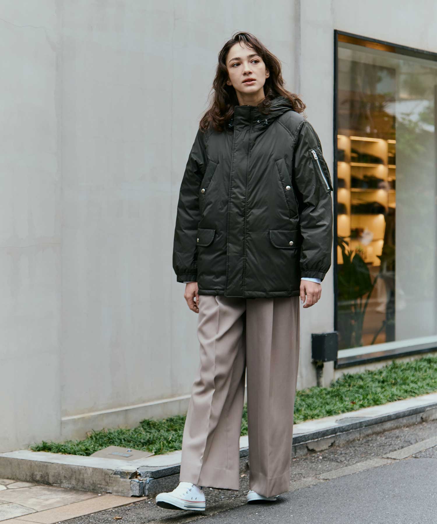 別注 flight down jacket beautiful people