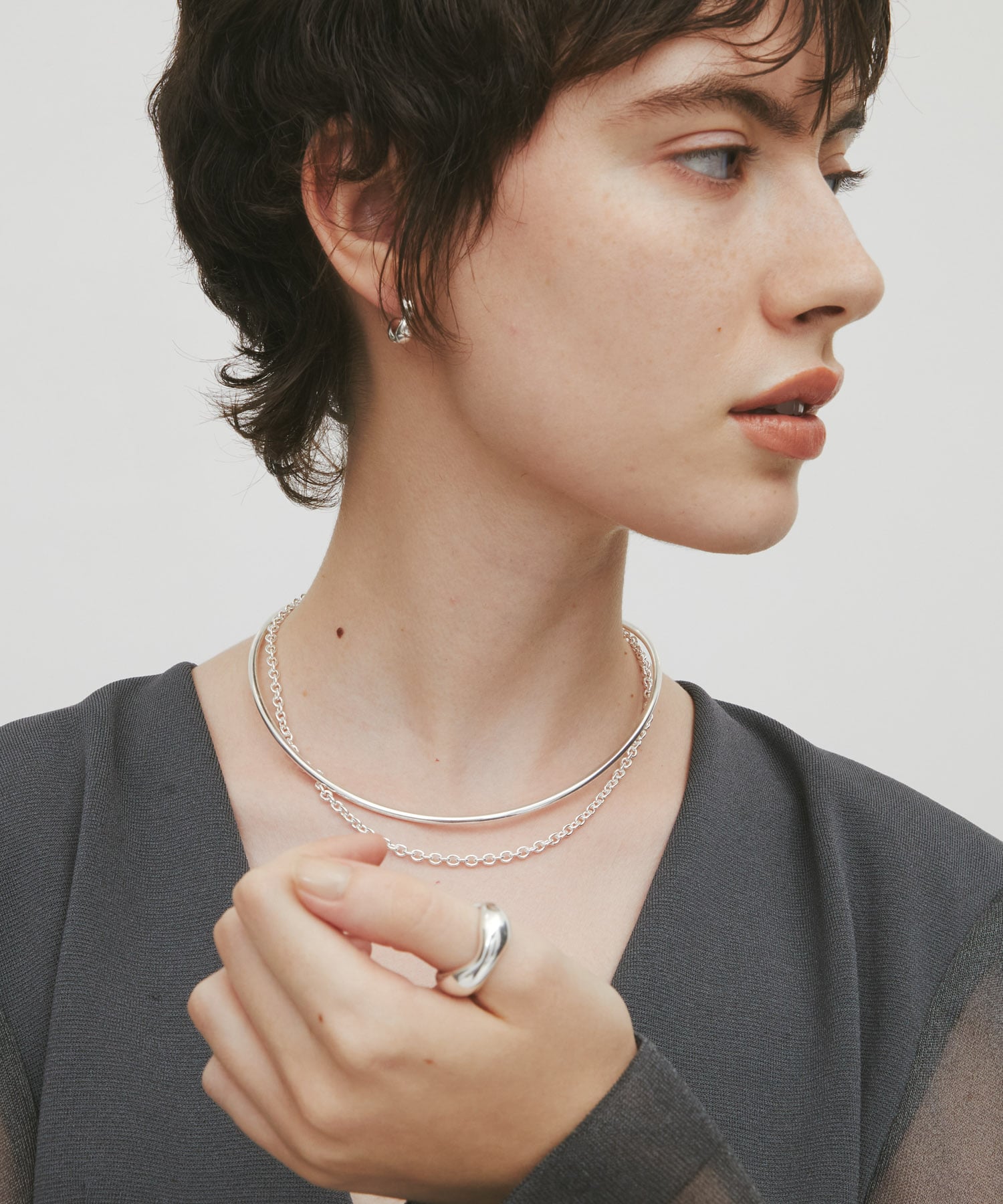 FETICO×BLANC IRIS ring FETICO