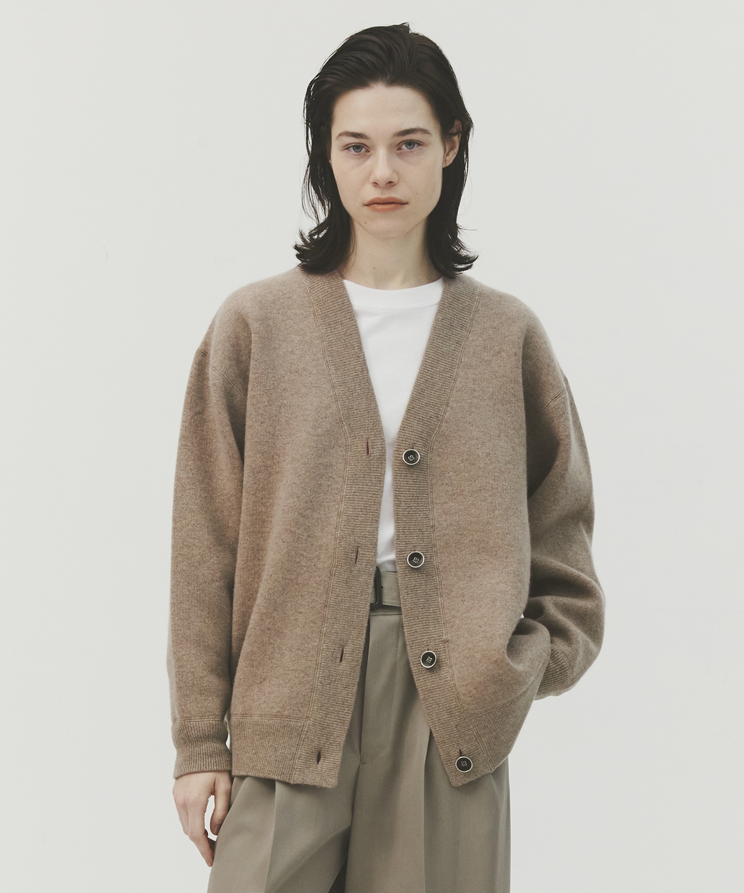 CASHMERE REVERSIBLE CARDIGAN THE TOKYO