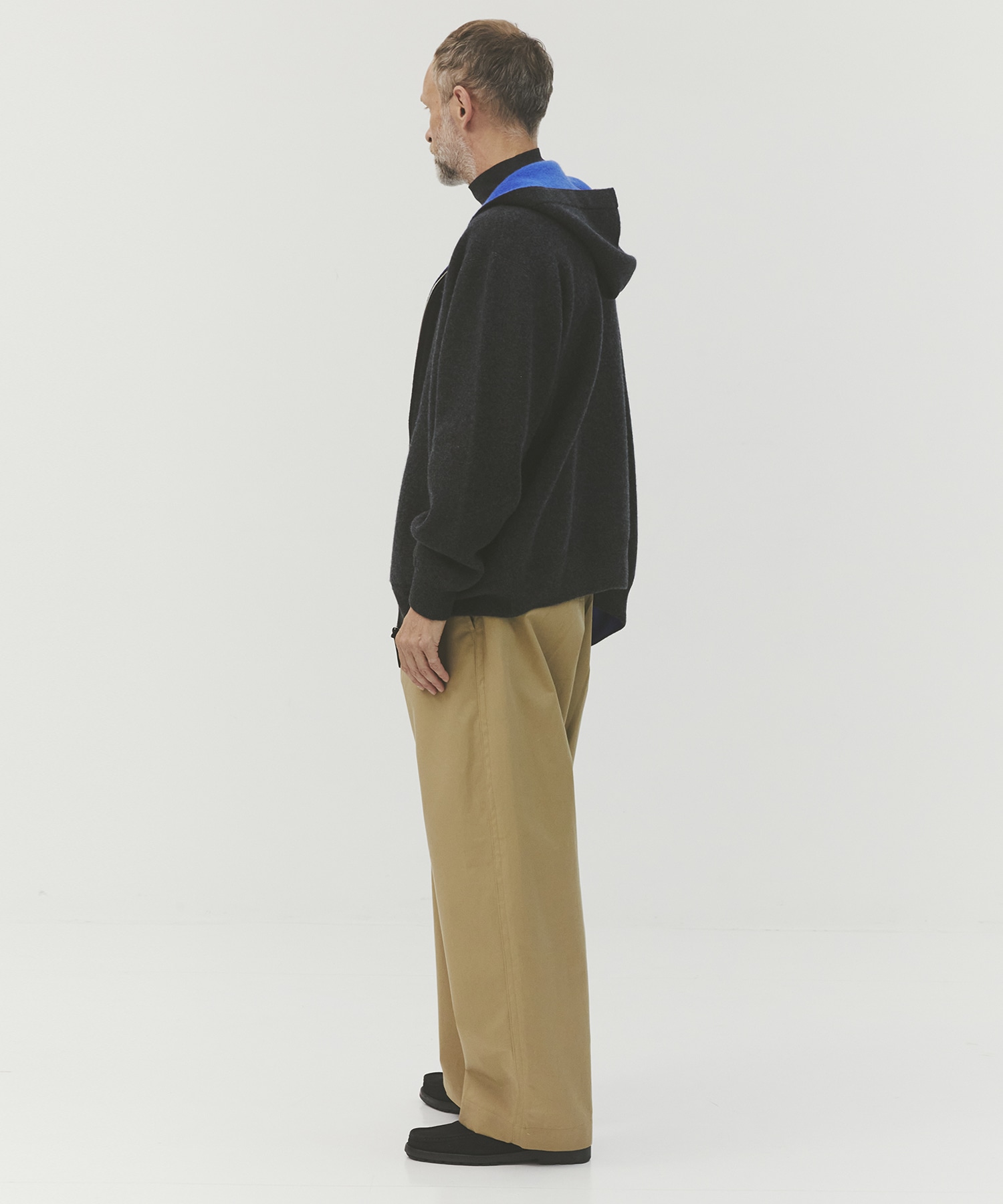 CASHMERE REVERSIBLE ZIP UP HOODIE THE TOKYO