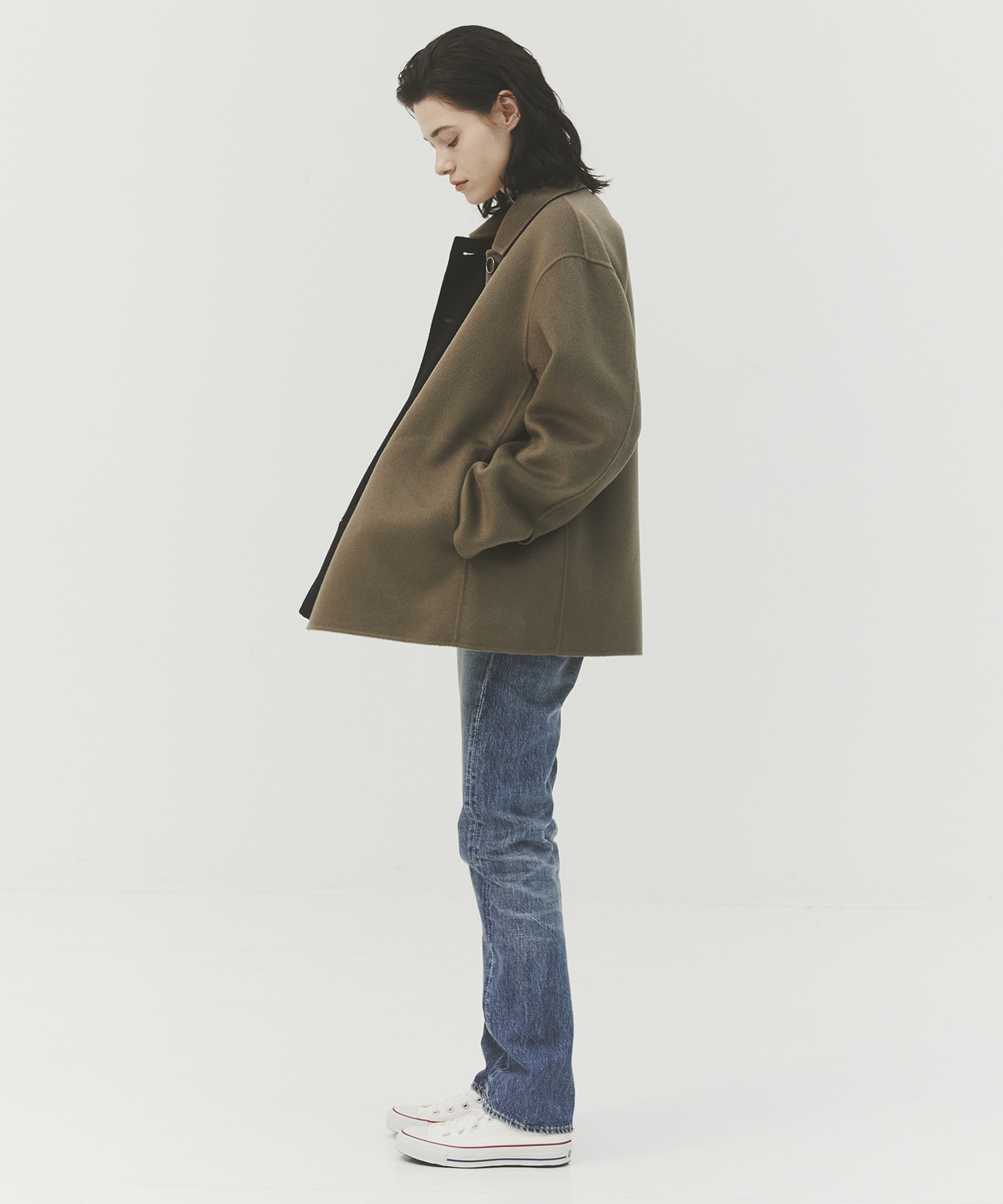 CASHMERE REVERSIBLE SHORT COAT THE TOKYO