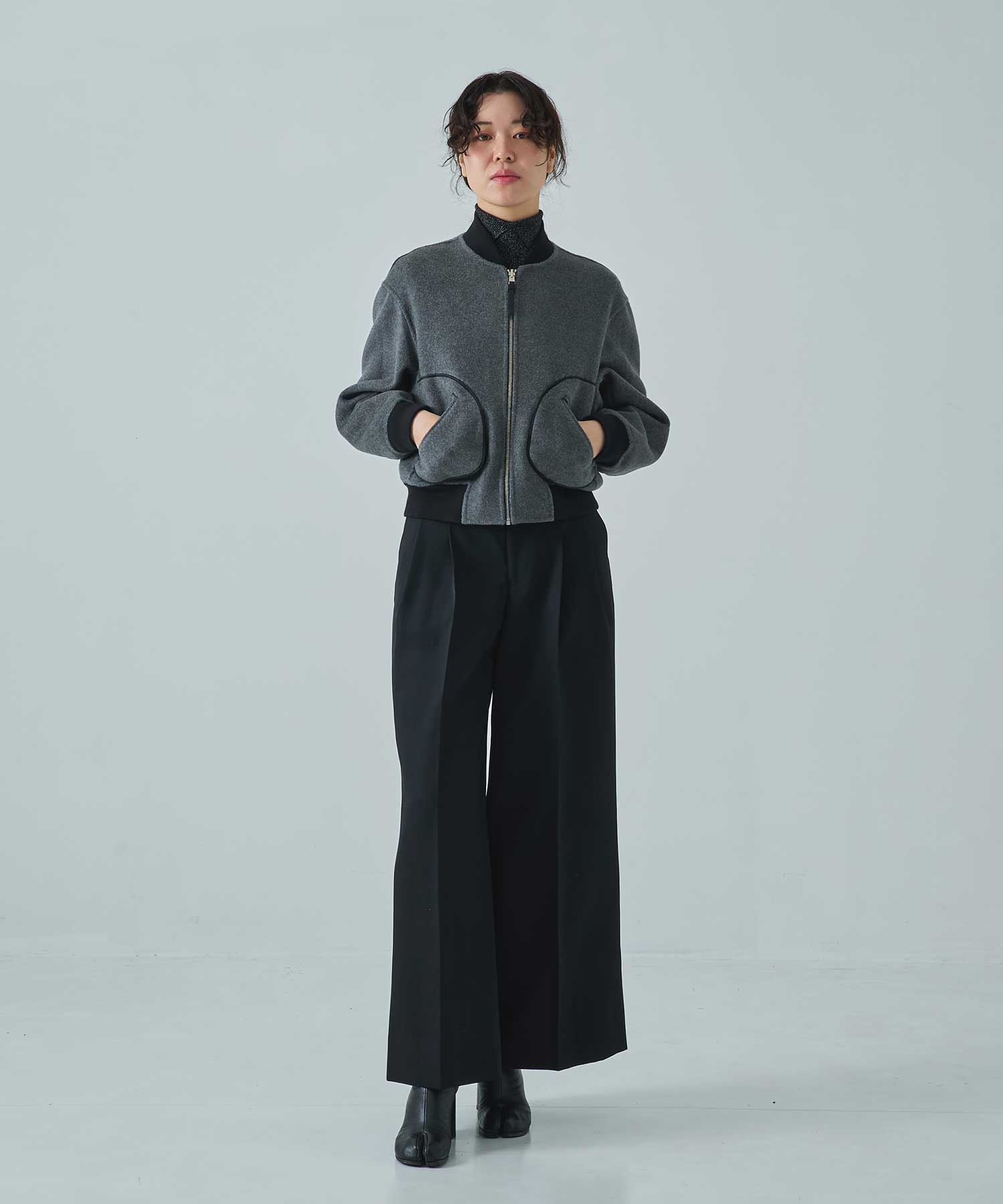 CASHMERE/SILK/WOOL MA-1 THE TOKYO