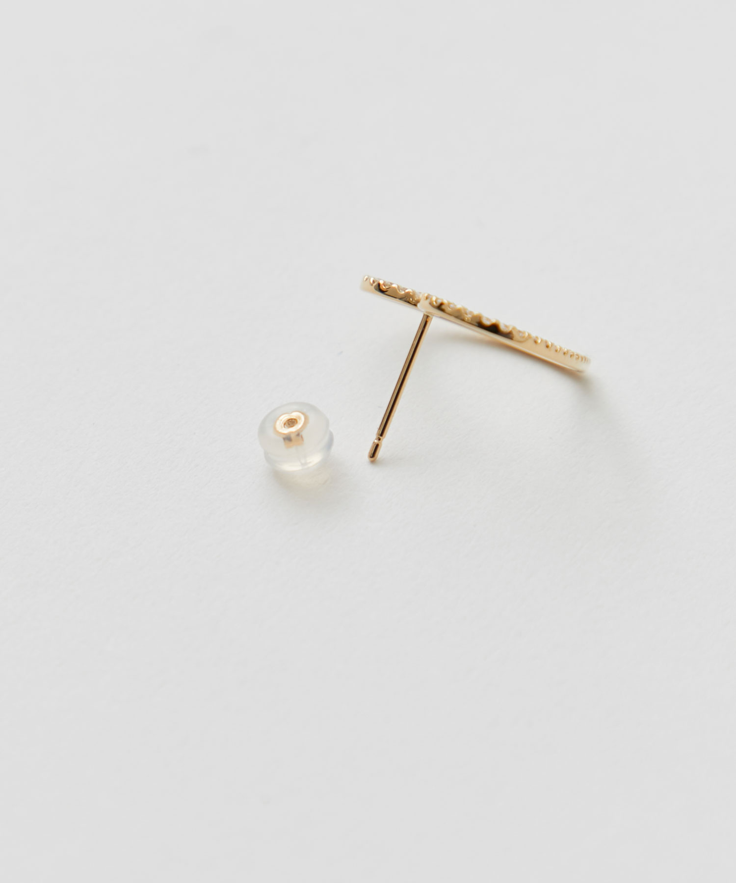 Open heart Earring（S） Bijou de M