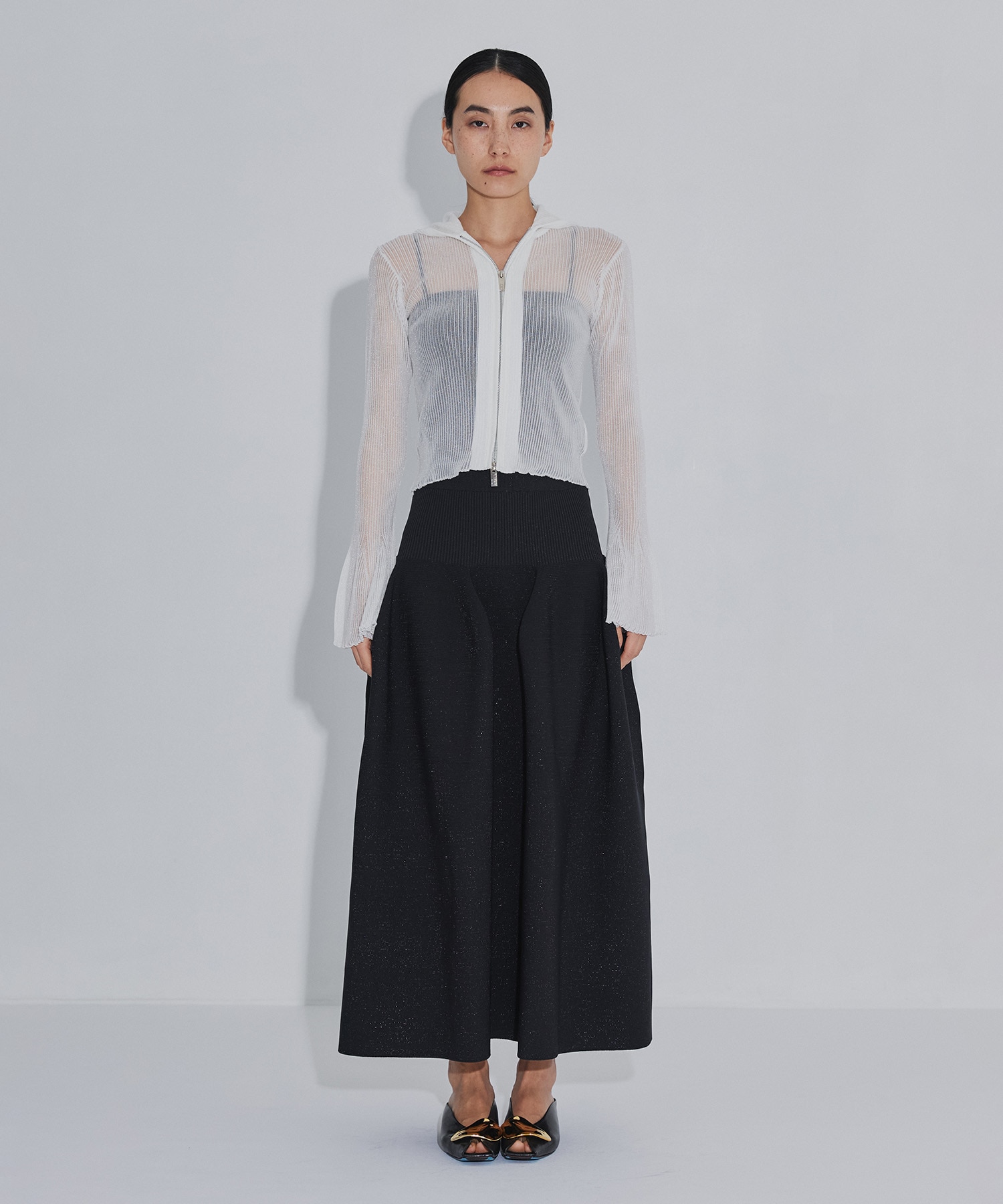 HYPHA LUCENT GLITTER HOODIE JACKET CFCL