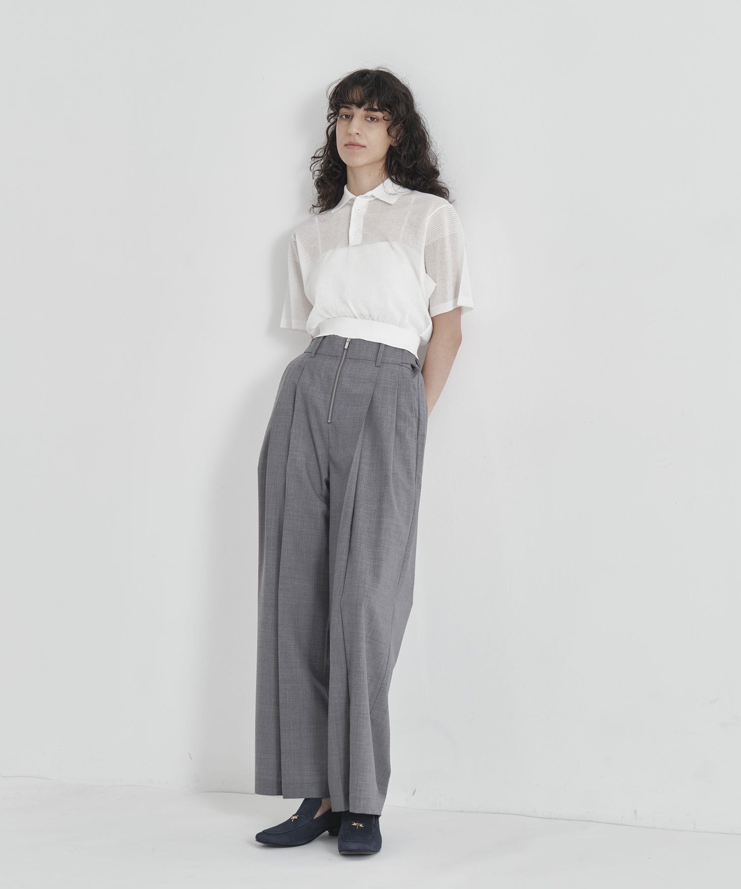 Front Zip Tuck Pants THE TOKYO