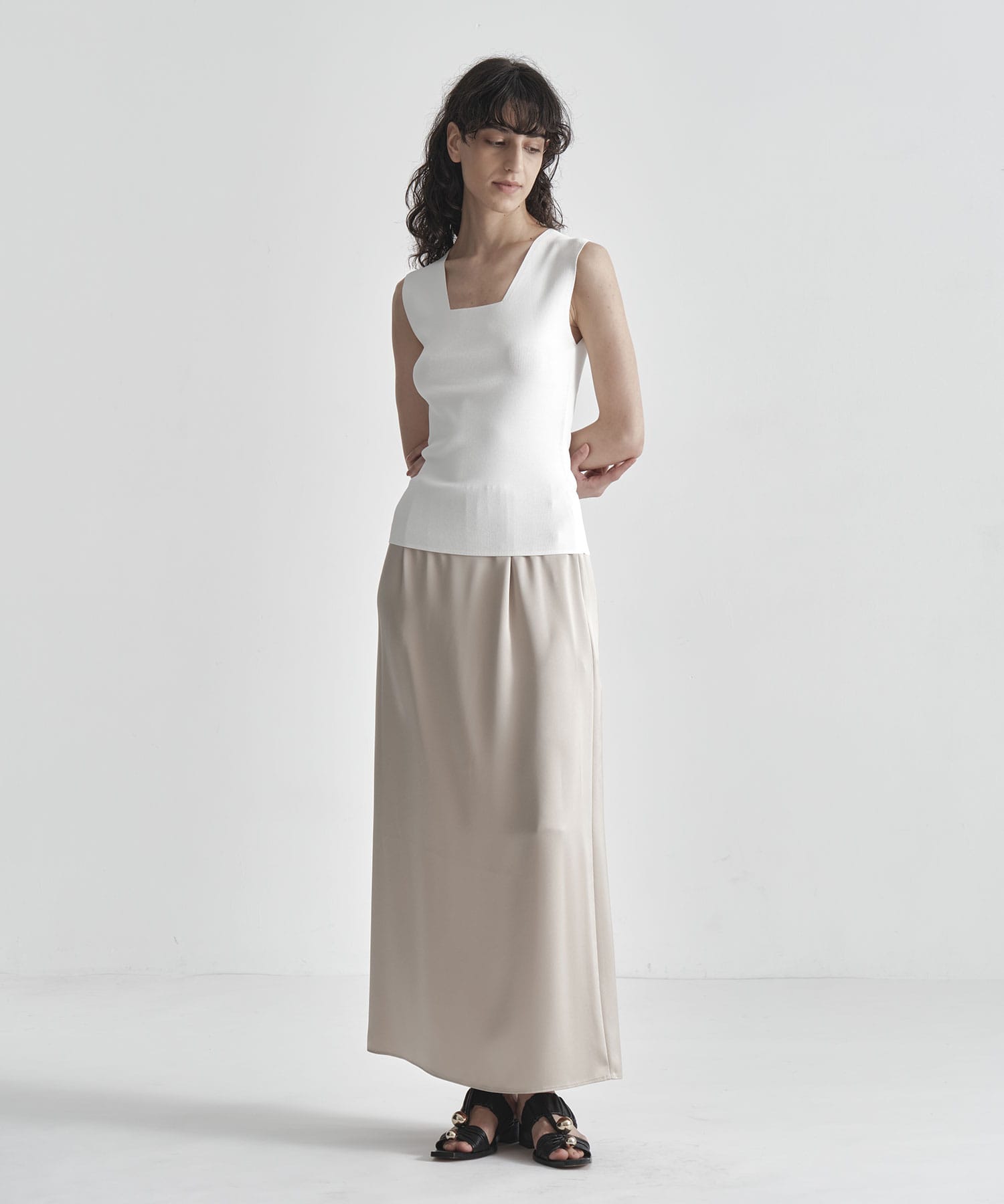 Satin Tight Skirt THE TOKYO