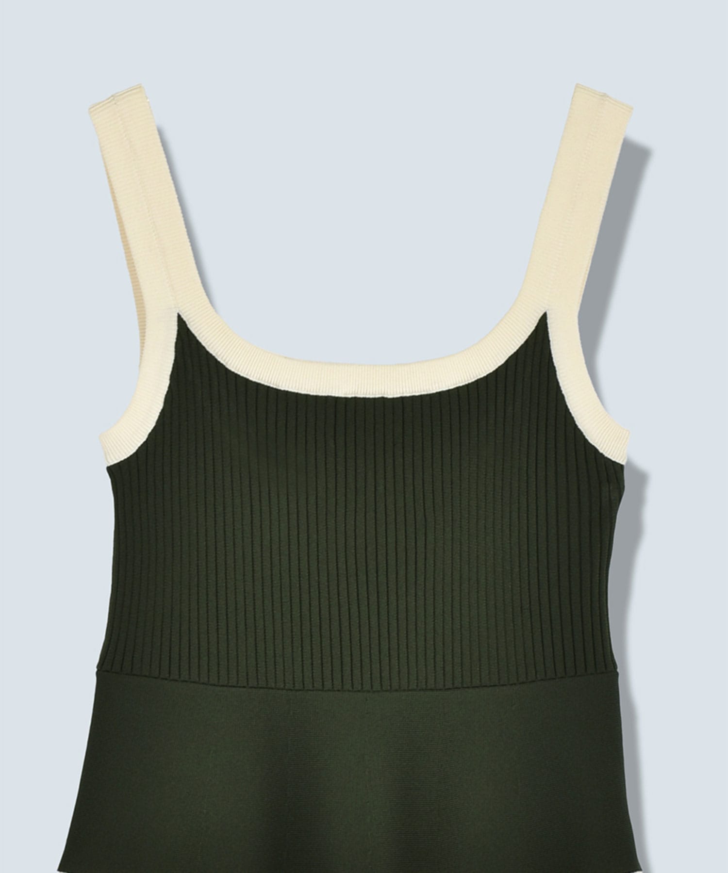 BODER KNIT SQUARE TANK OP OMMO