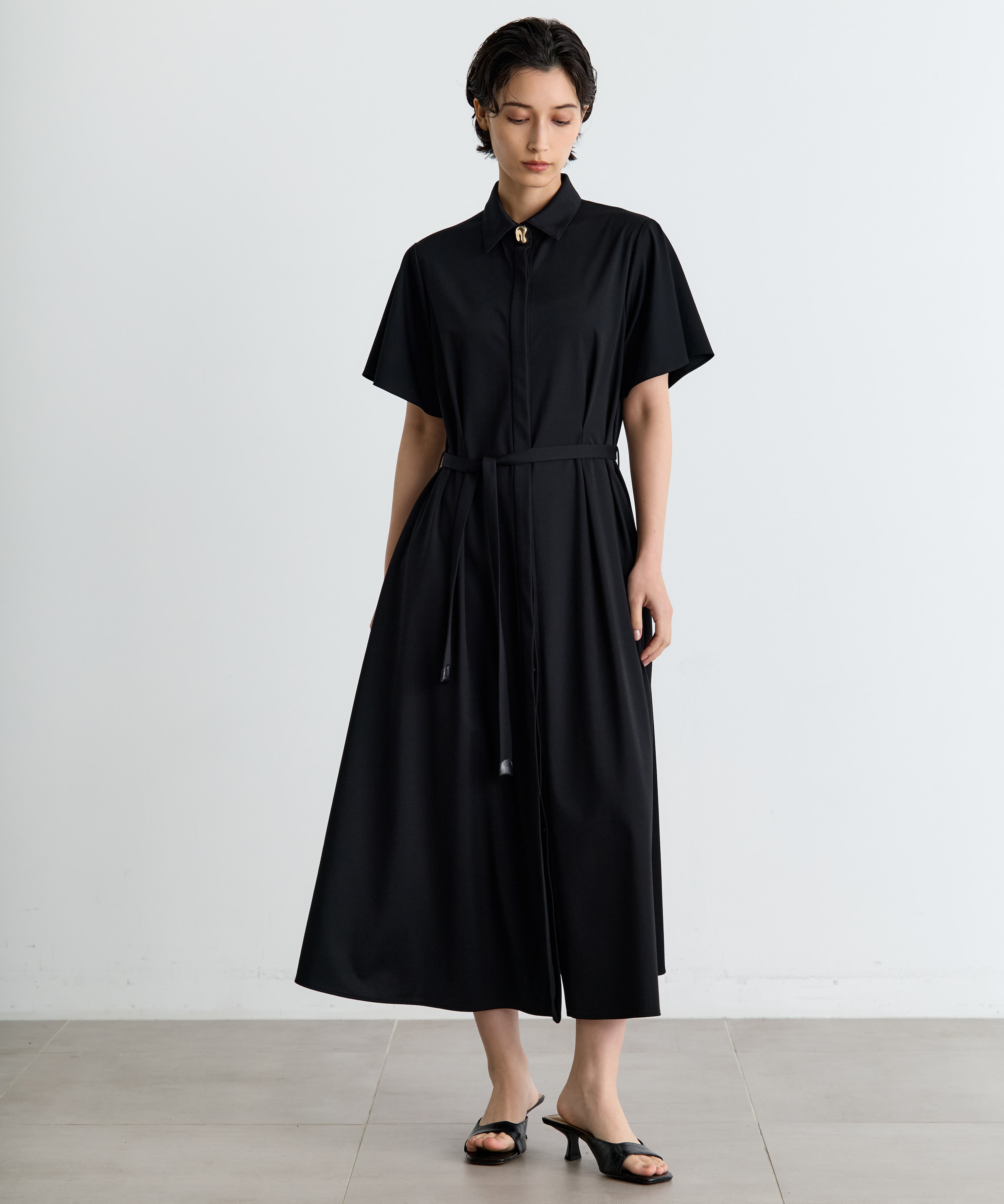 Drape Sleeve Dress THE TOKYO