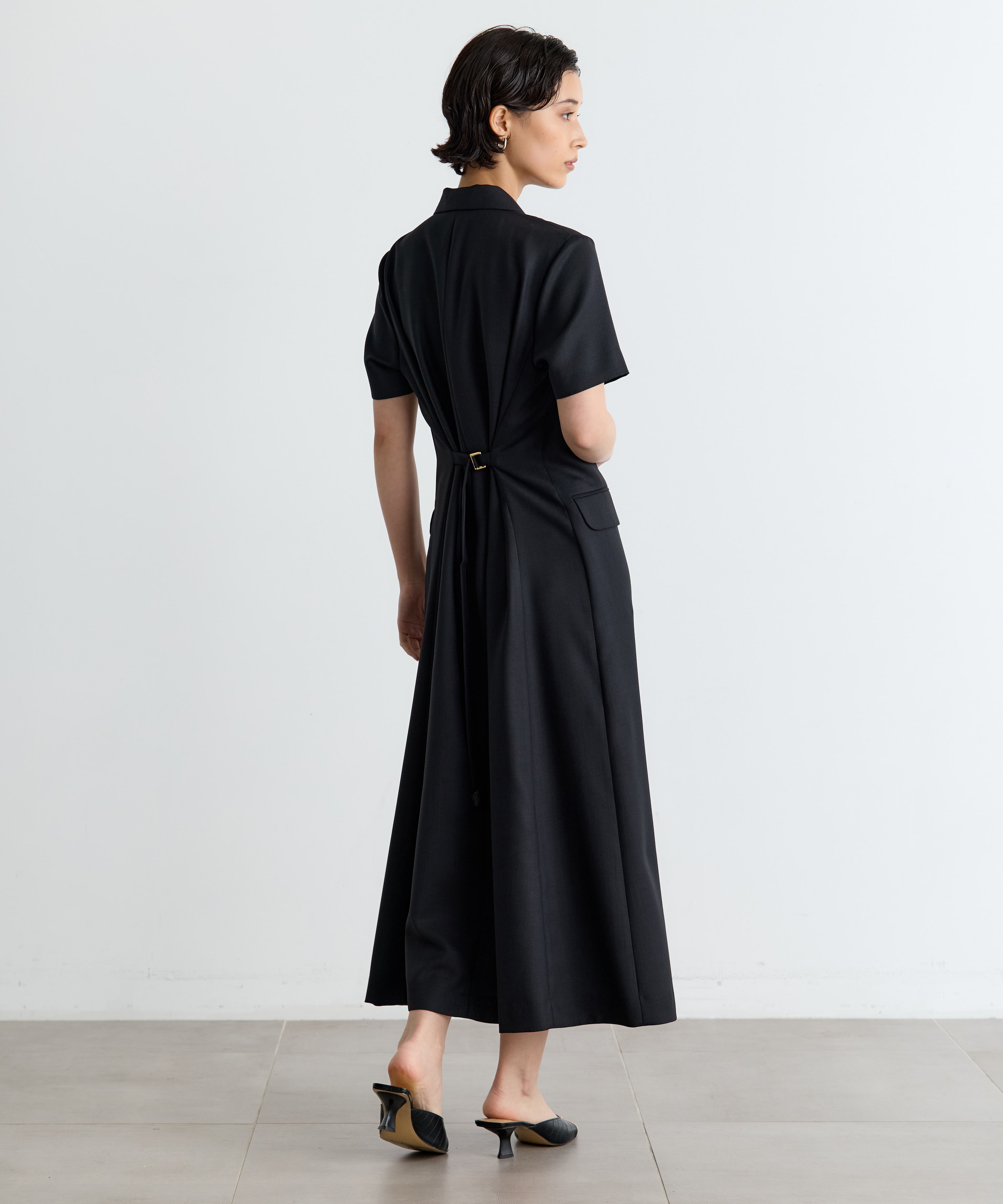 Drape Sleeve Dress THE TOKYO