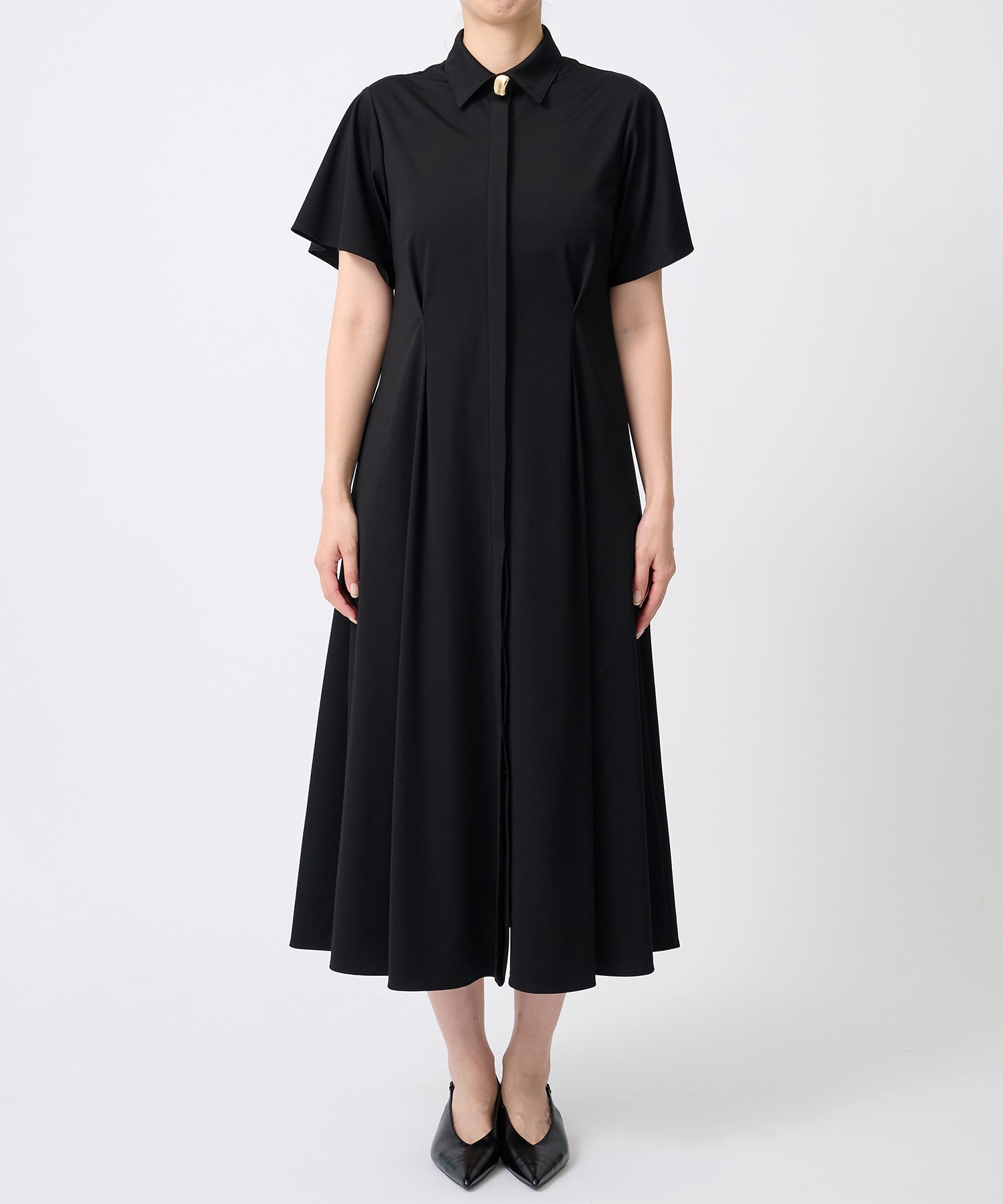 Drape Sleeve Dress THE TOKYO