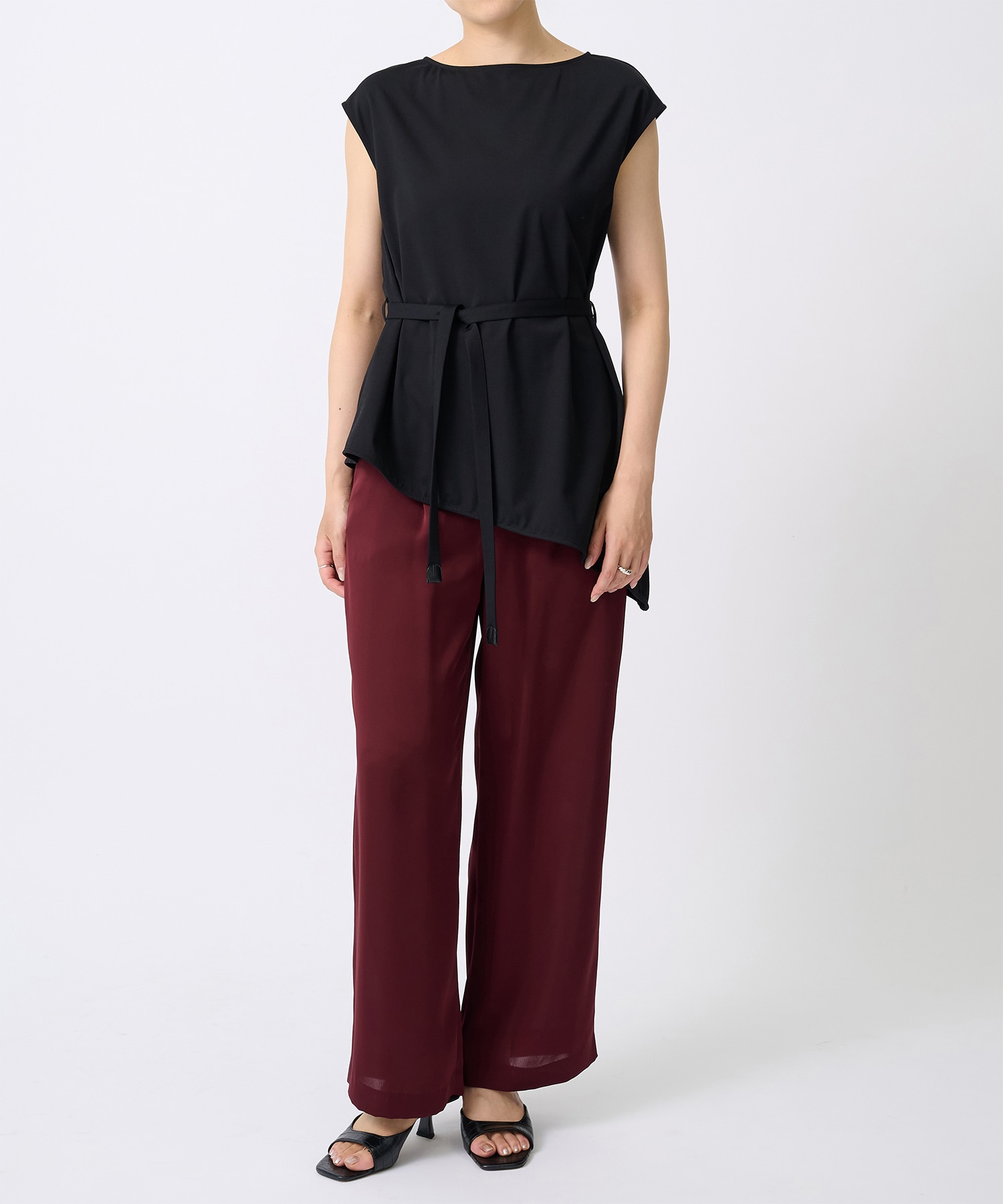 French Sleeve Asymmetry Tops THE TOKYO