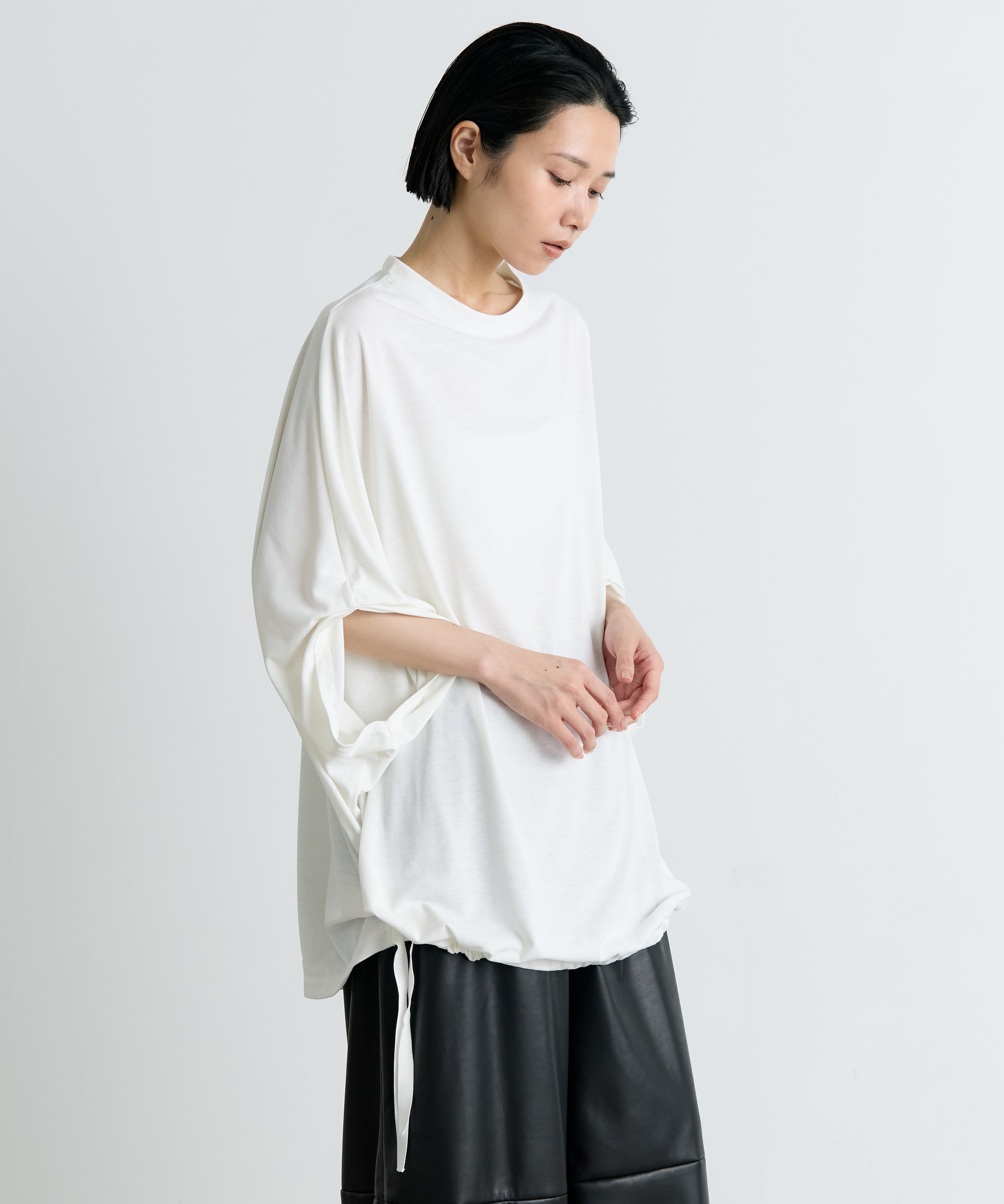NARIAH TUCKED SLEEVE TOP COGTHEBIGSMOKE