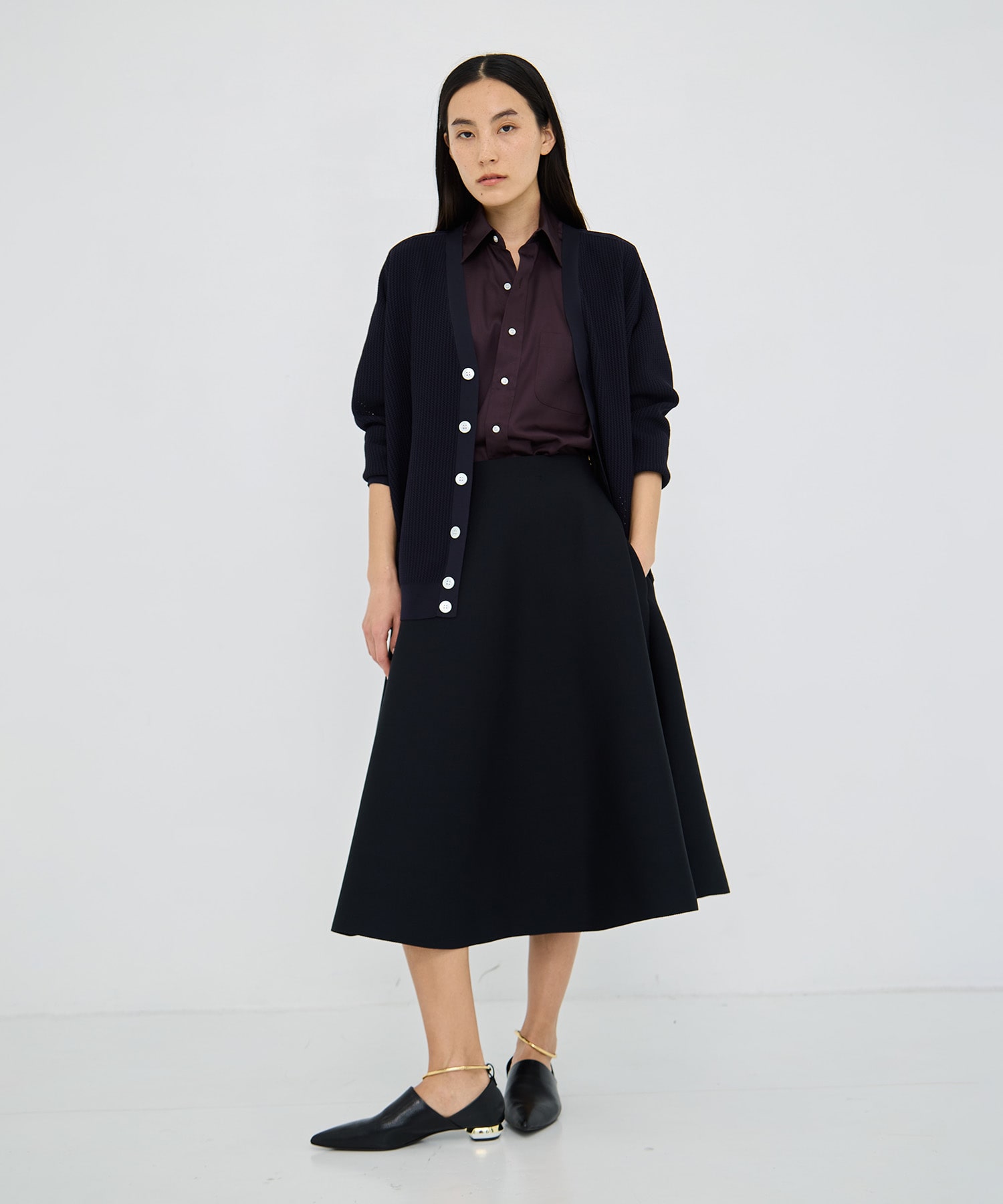 BIG KNIT V CD MESH MADISONBLUE