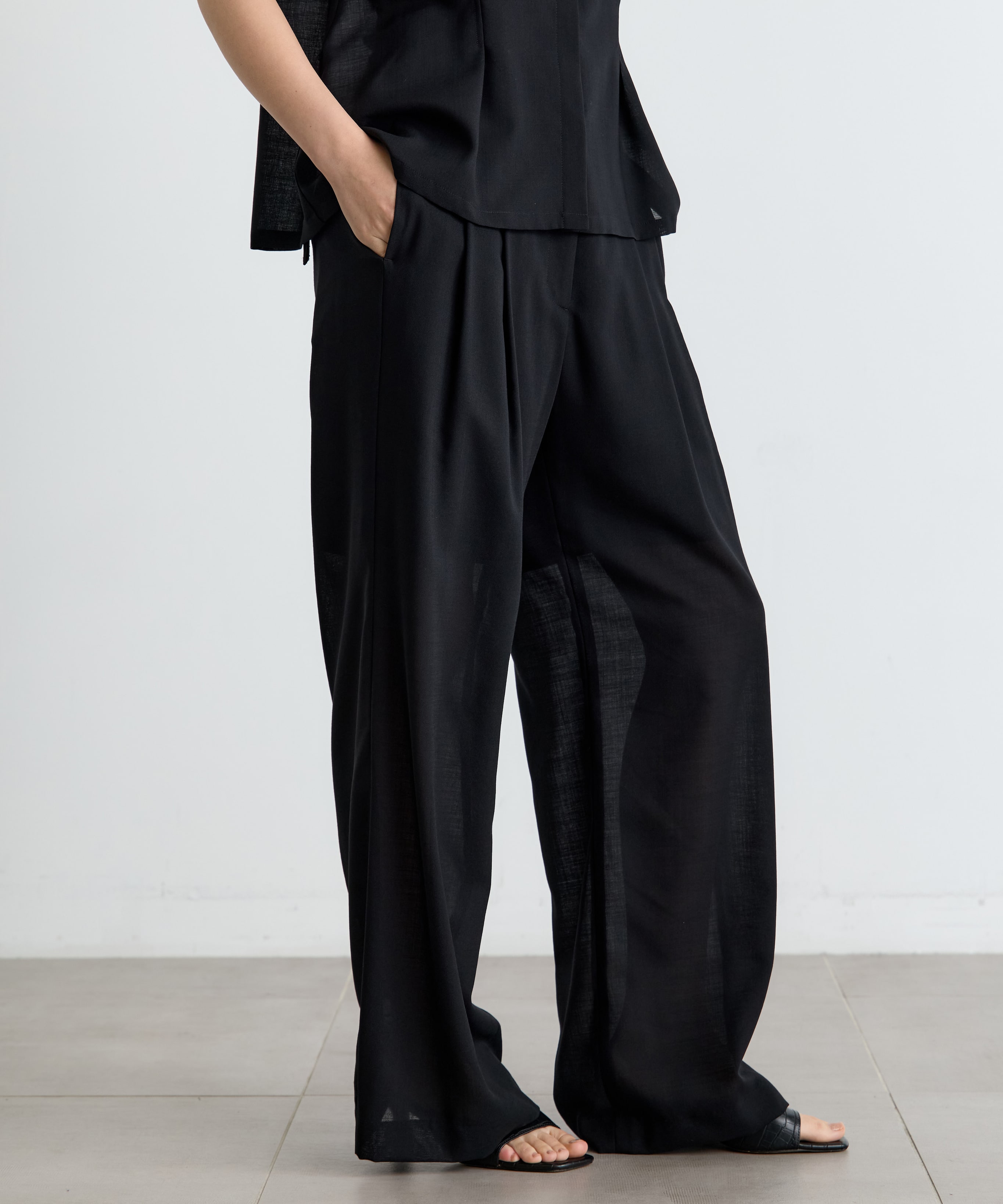Waist Design Wide Pants THE TOKYO