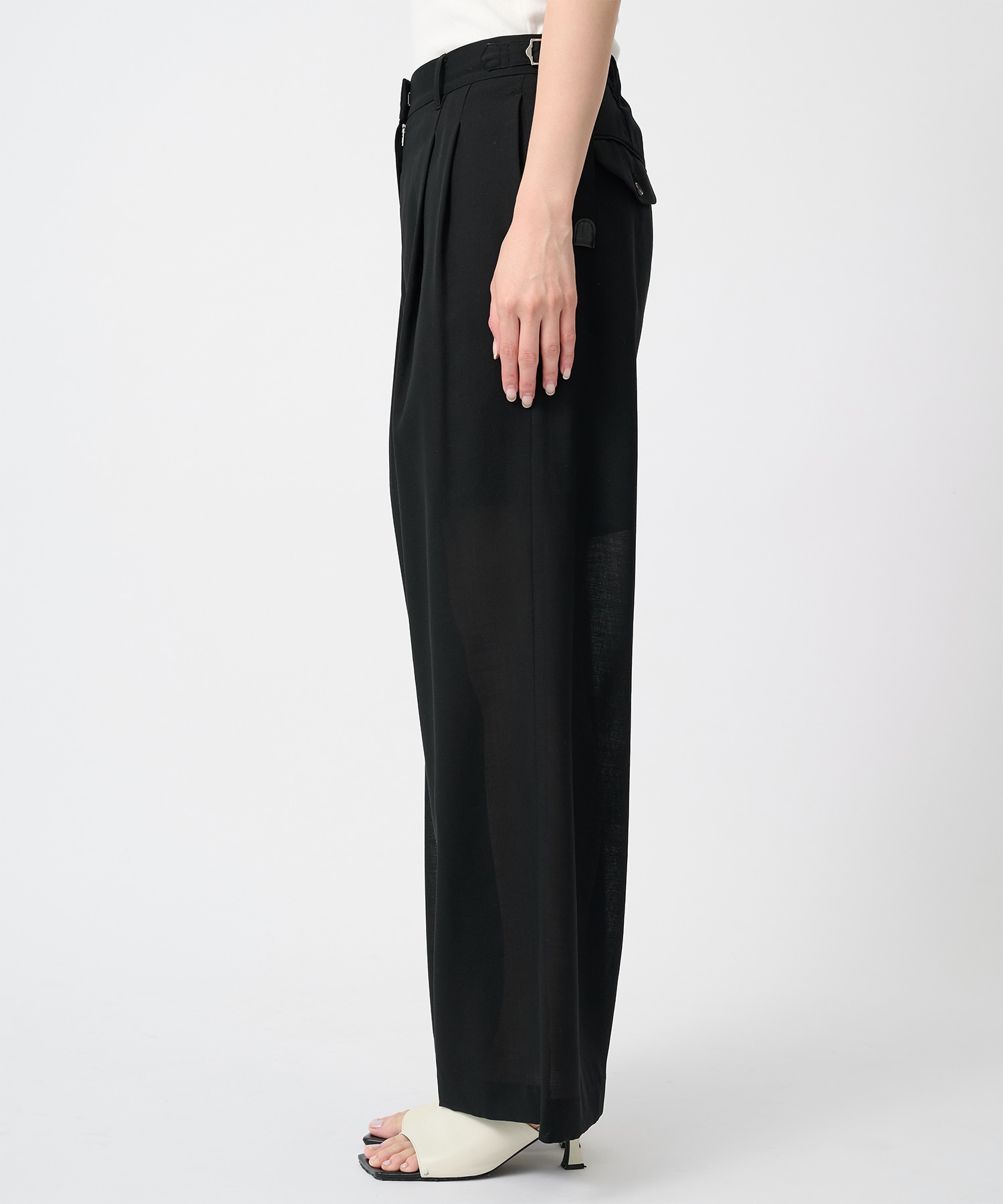 Waist Design Wide Pants THE TOKYO