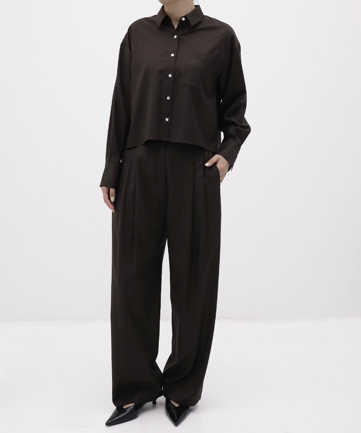 Short A-line L/S Shirt THE TOKYO