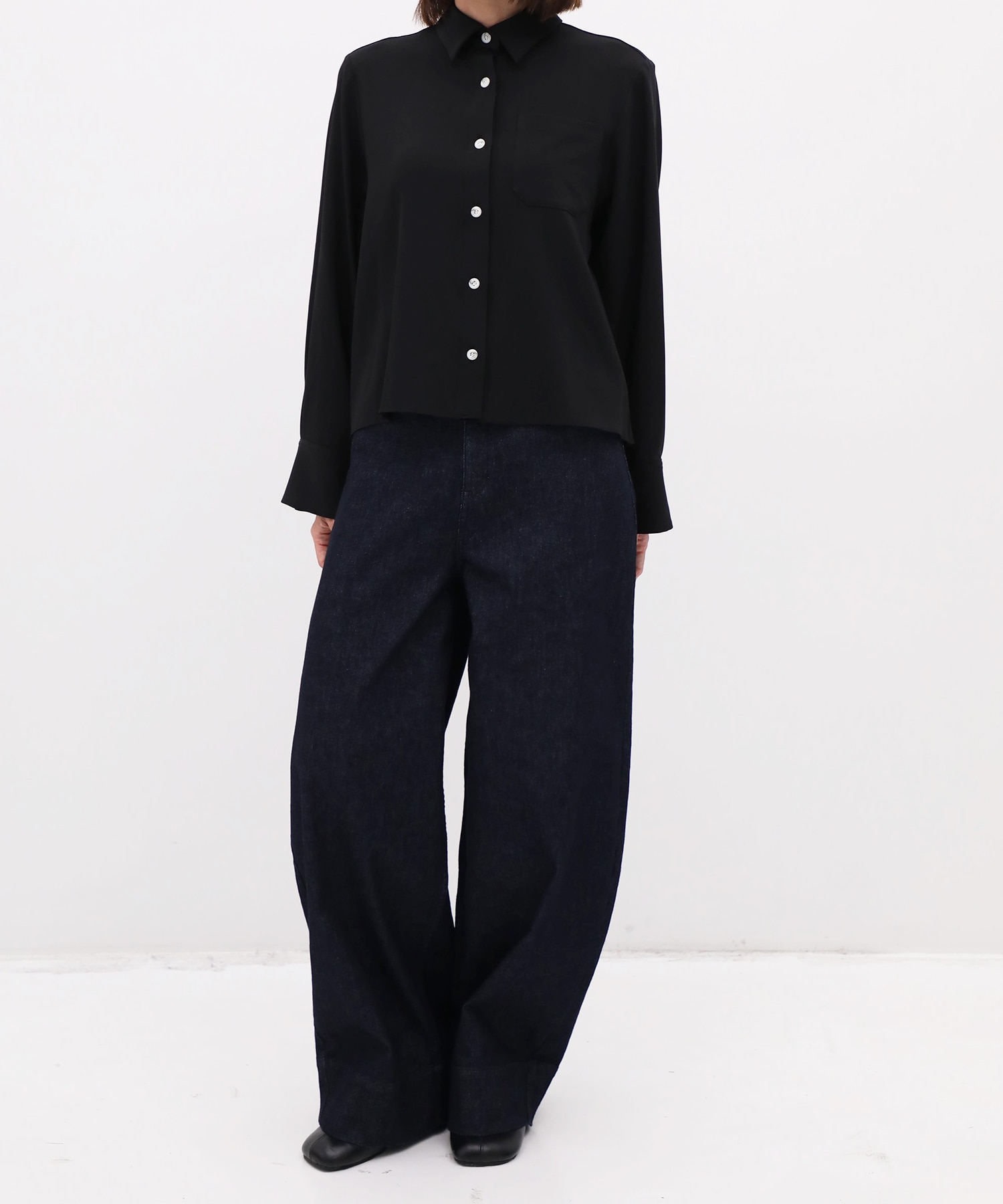 別注 Back Pleats L/S Shirt EZUMi