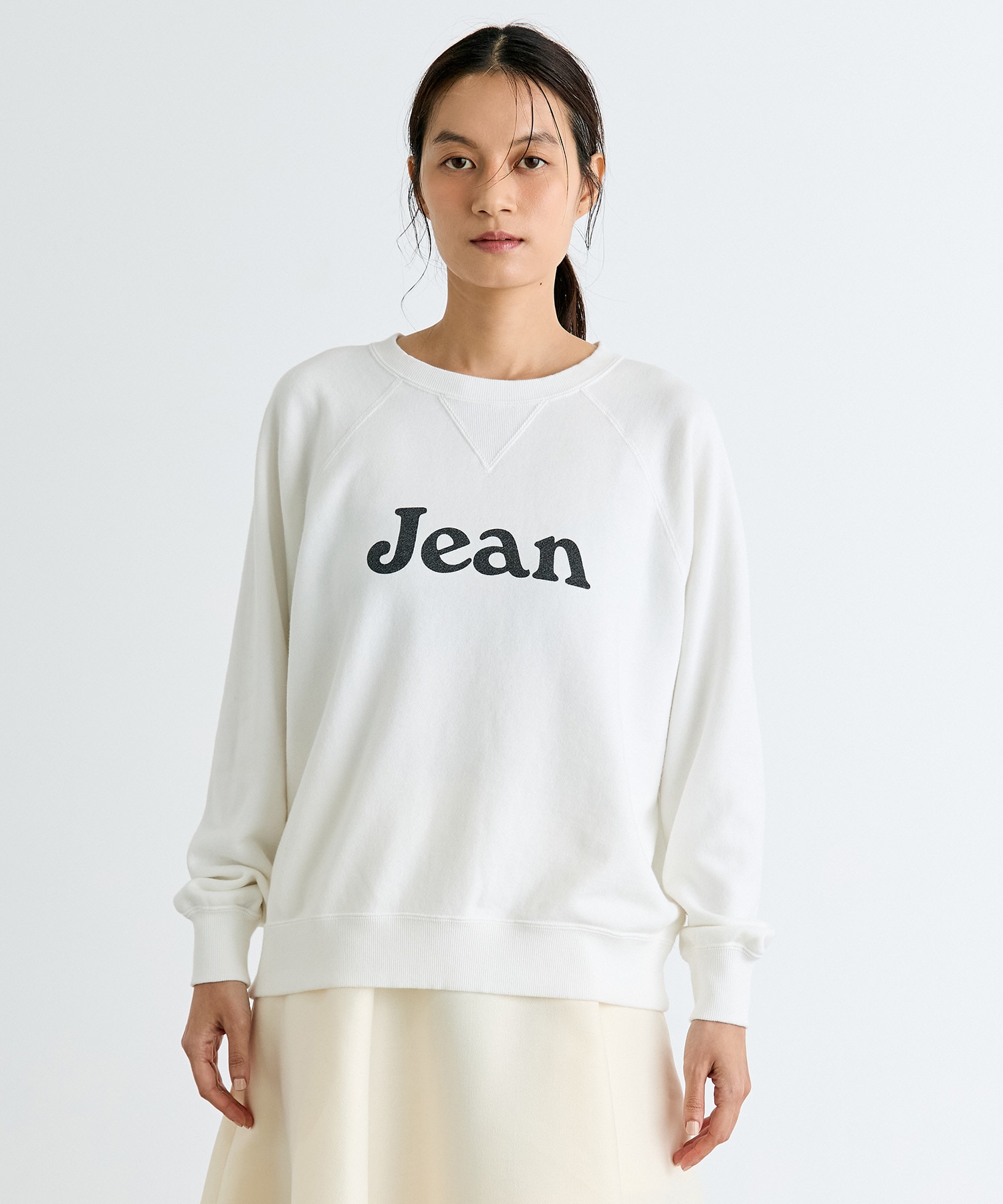 JEAN CREW NECK SWEAT MADISONBLUE