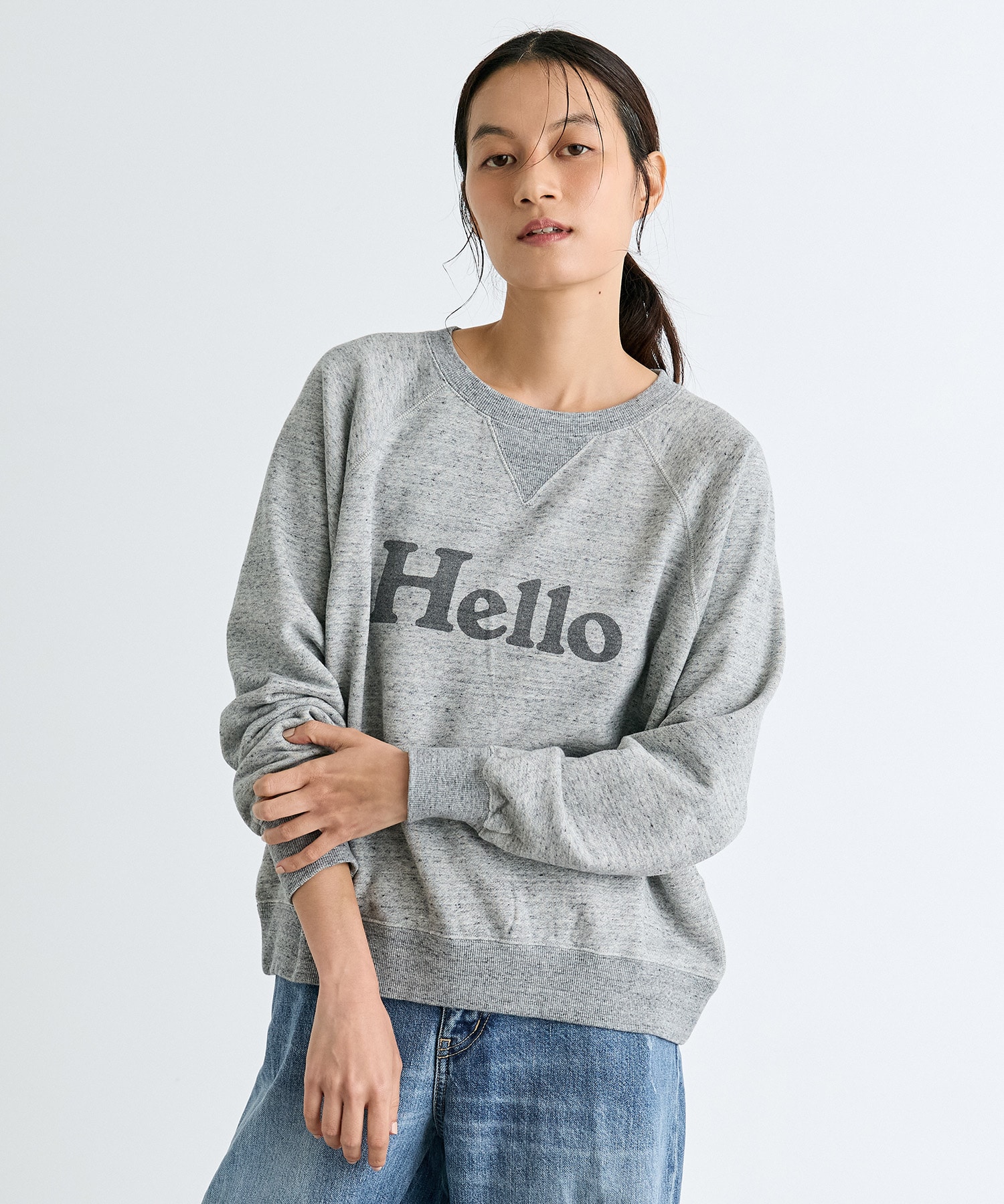 HELLO SWEAT L/S URAKE MADISONBLUE