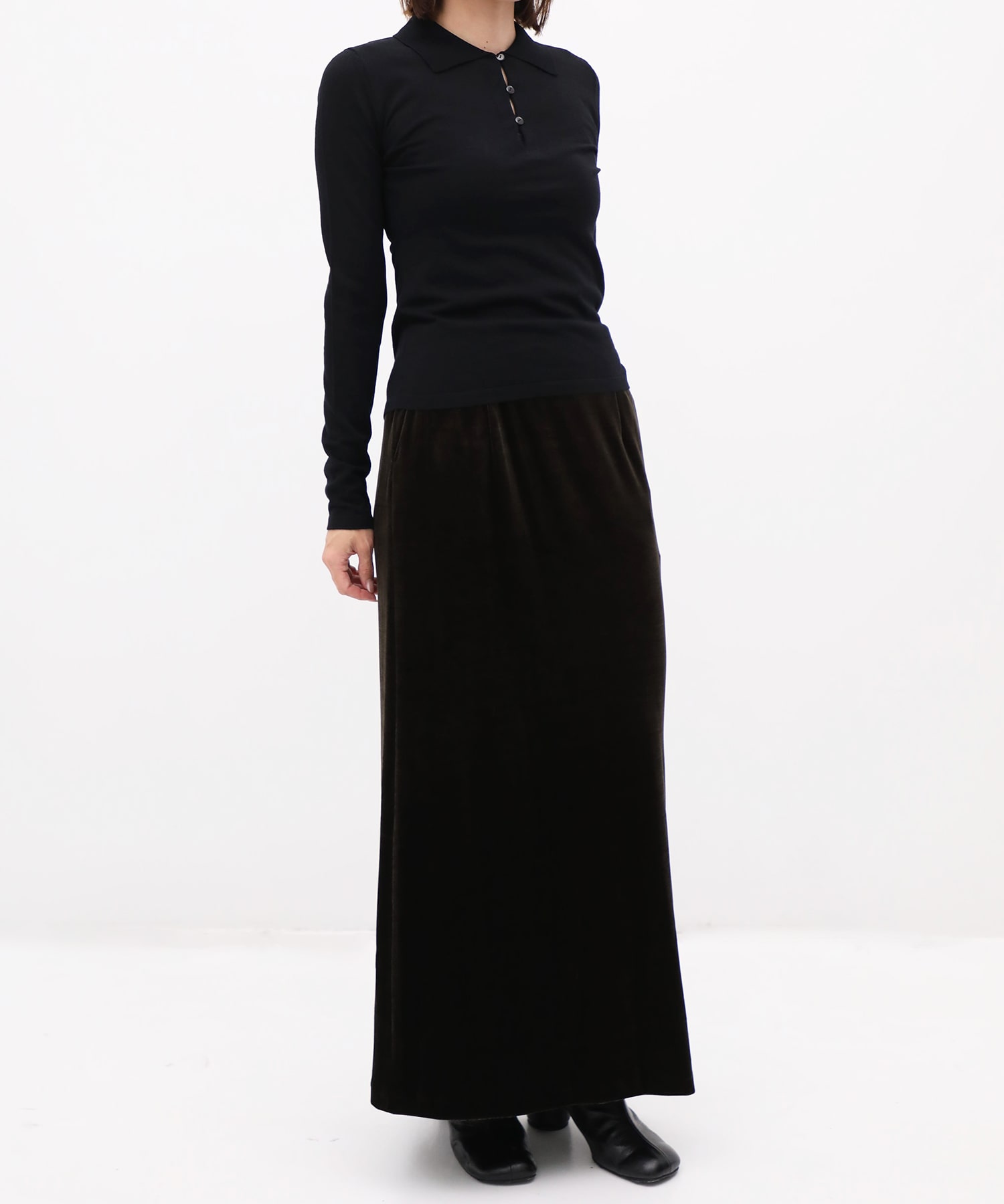 Extra Soft Wool Polo Knit CITY TOKYO