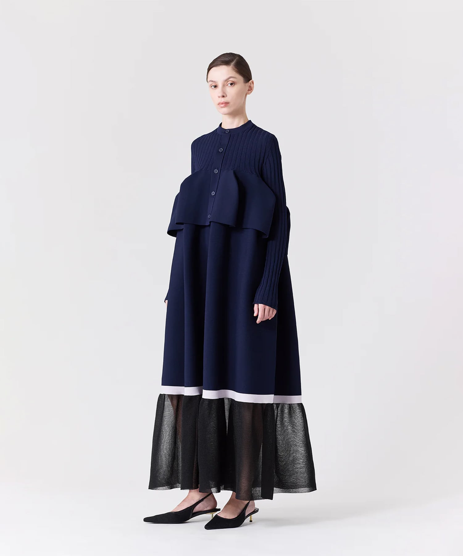 POTTERY BUST FLARE CARDIGAN CFCL