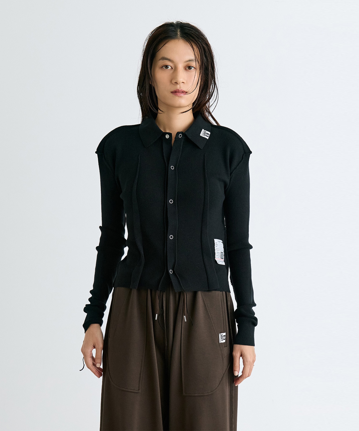 INSIDE OUT KNIT CARDIGAN Maison MIHARA YASUHIRO