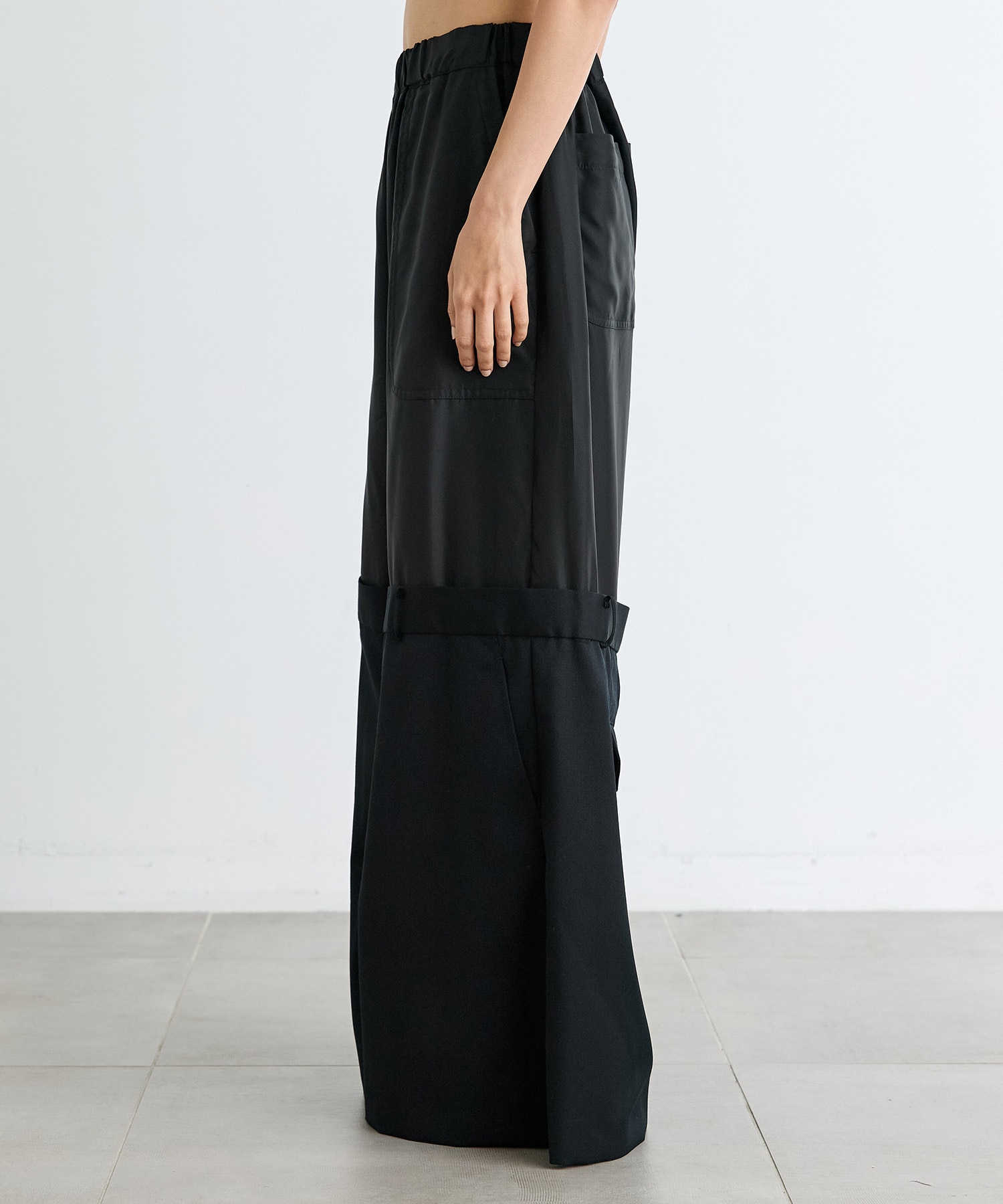 3R-P004-051 Pants noir kei ninomiya