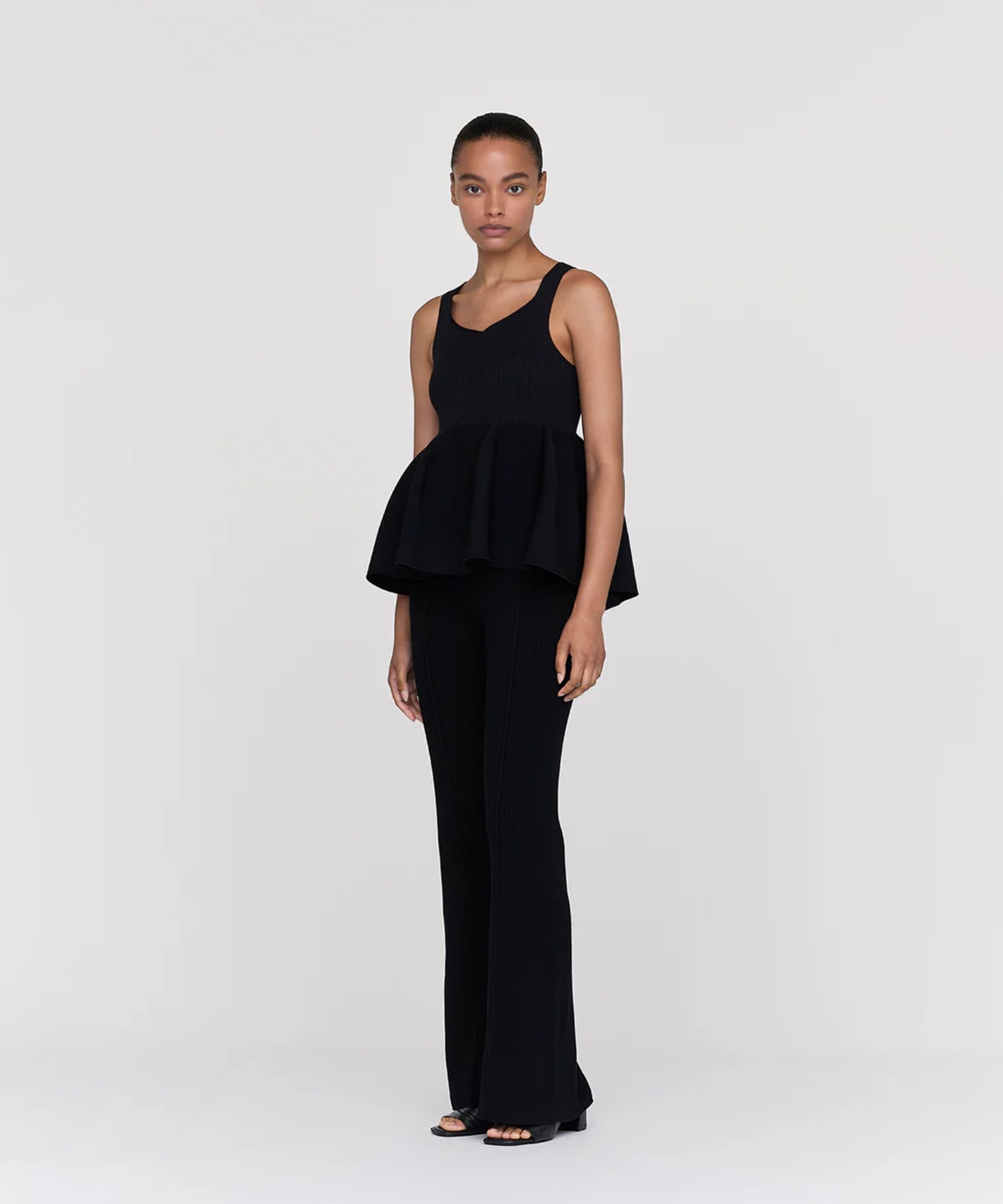 SOFT PORTRAIT TIGHT FLARE PANTS CFCL