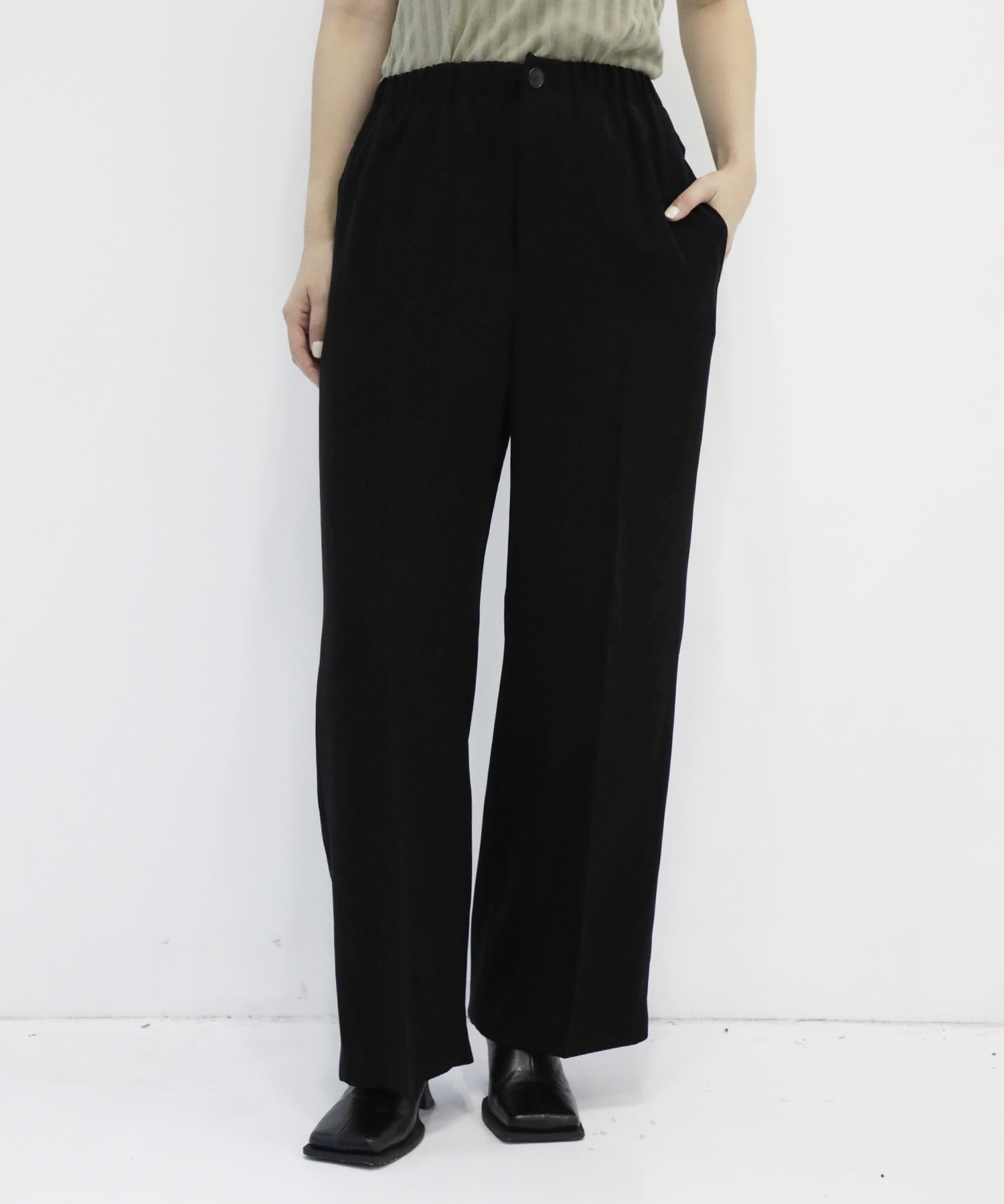 復刻 CENTER-PRESS STRAIGHT-PANTS ENFOLD