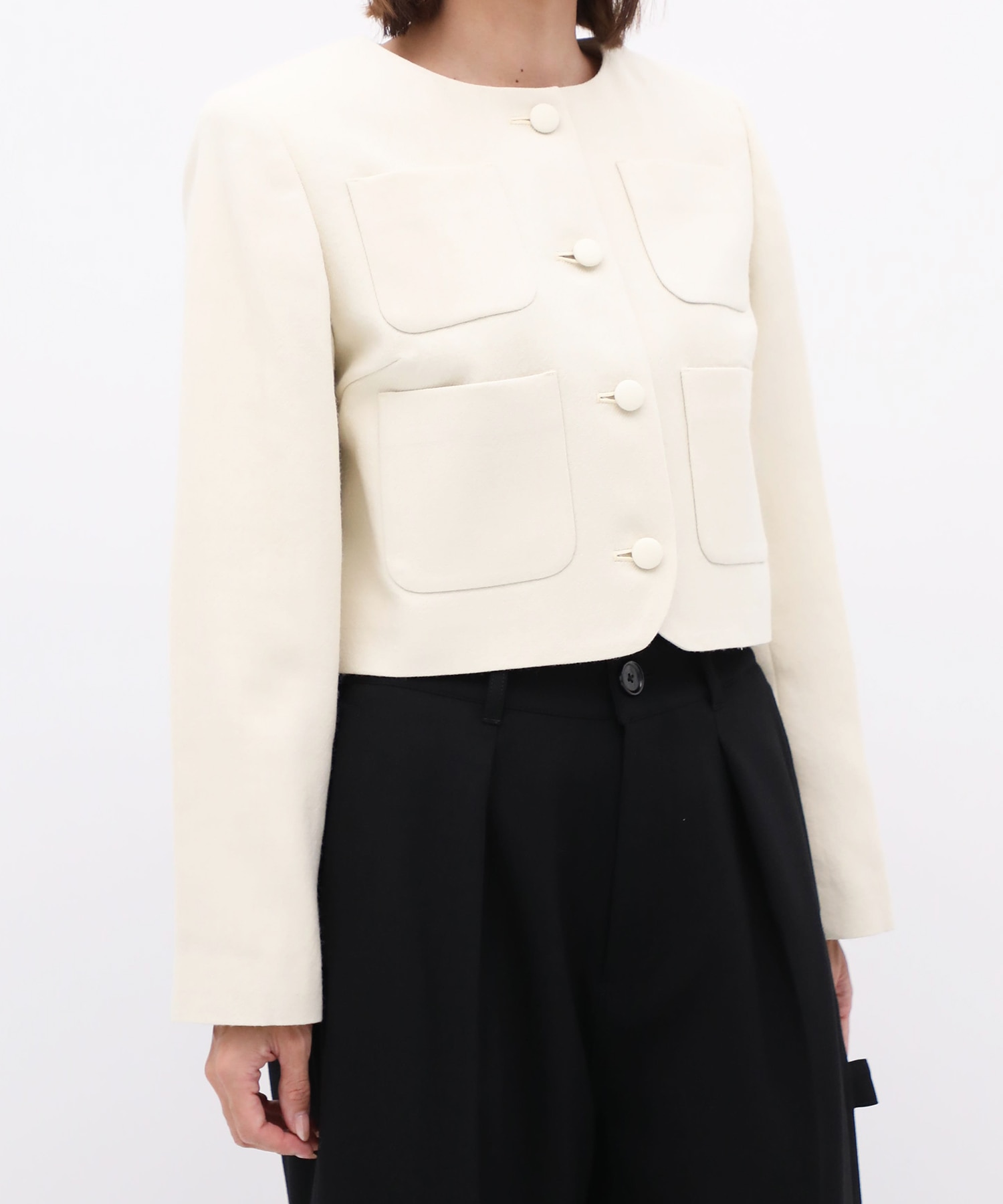 Wool Boxy Jacket CITY TOKYO