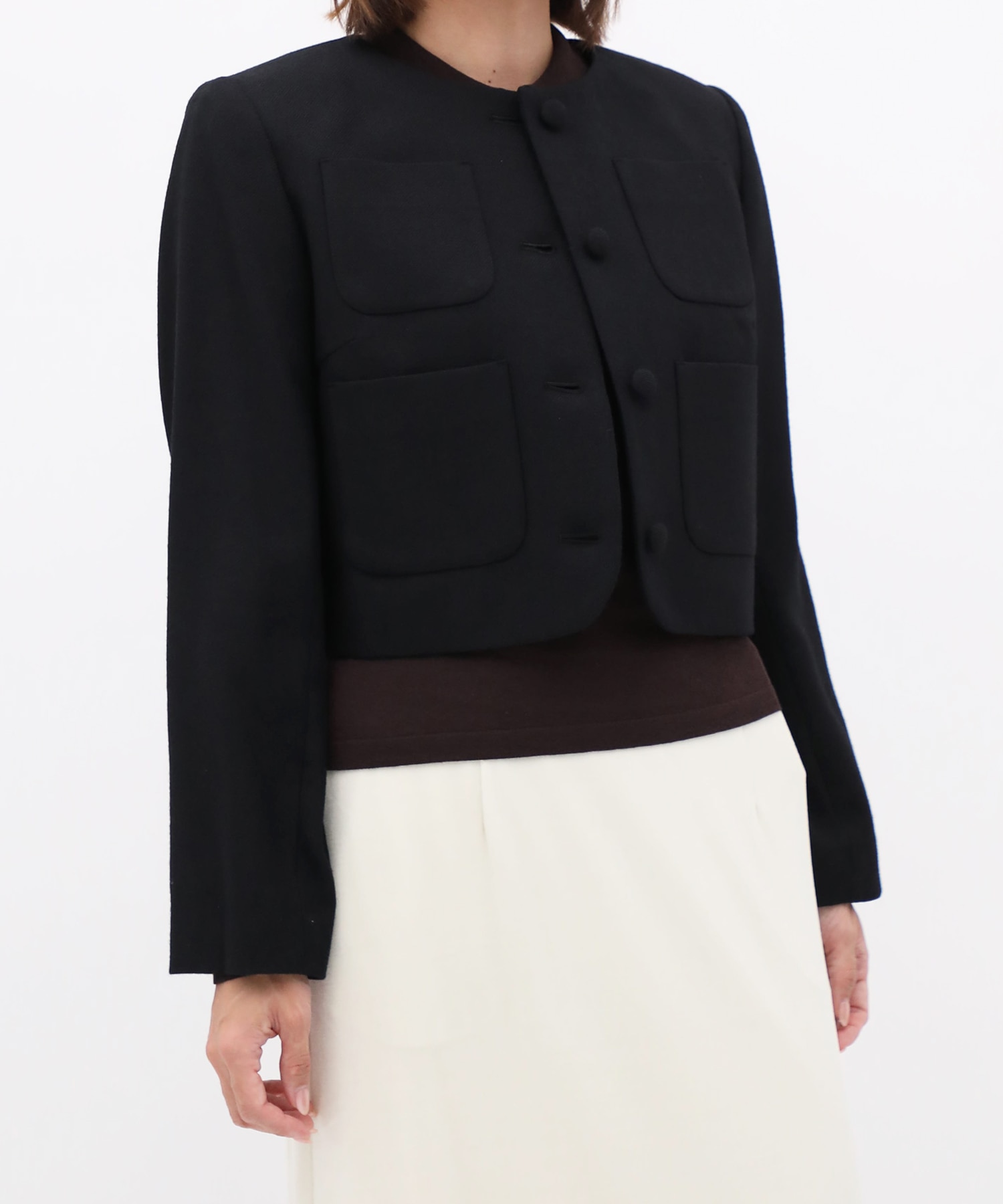 Wool Boxy Jacket CITY TOKYO