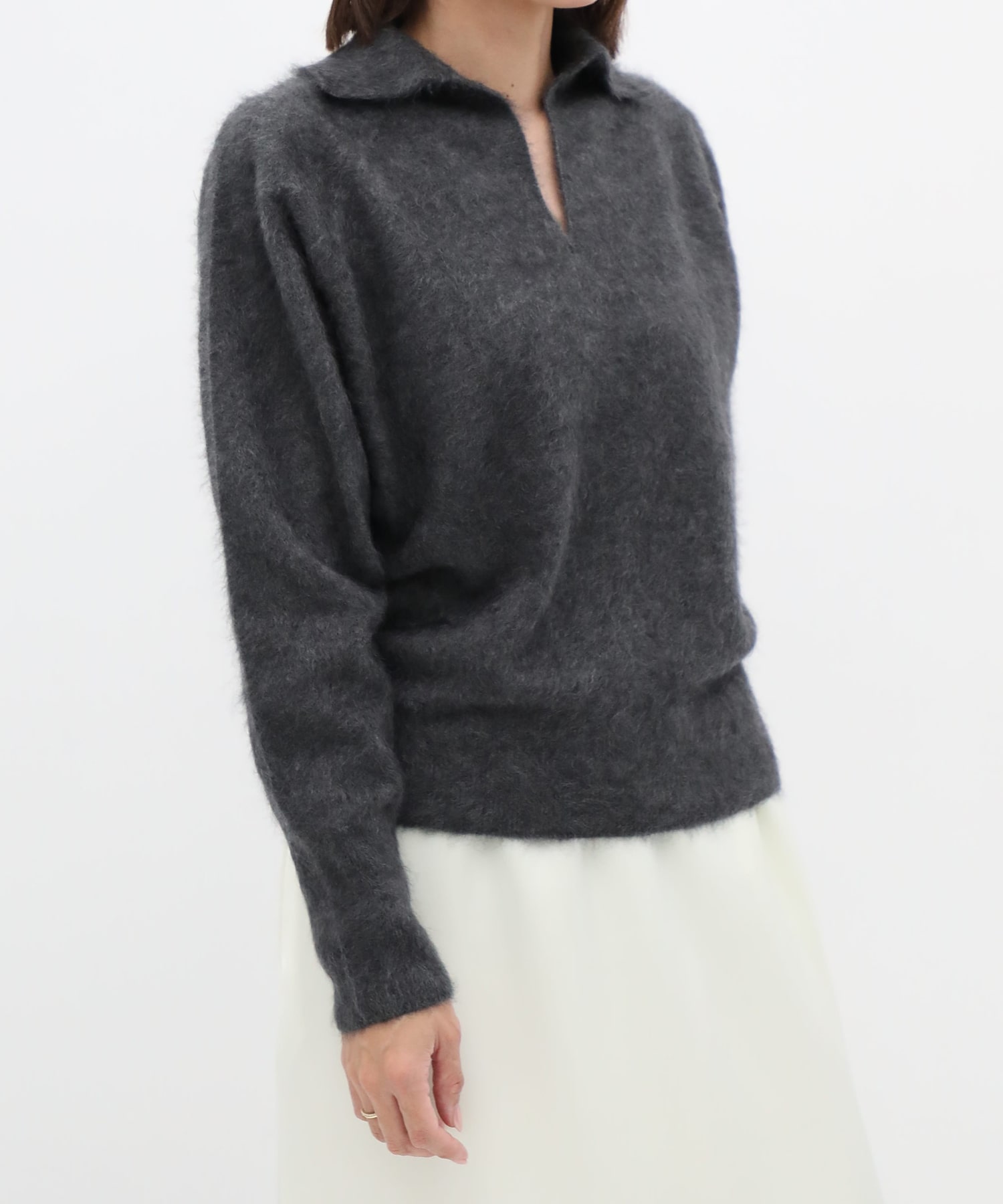 ROYAL CASHMERE FUR SKIPPER POLO ATON