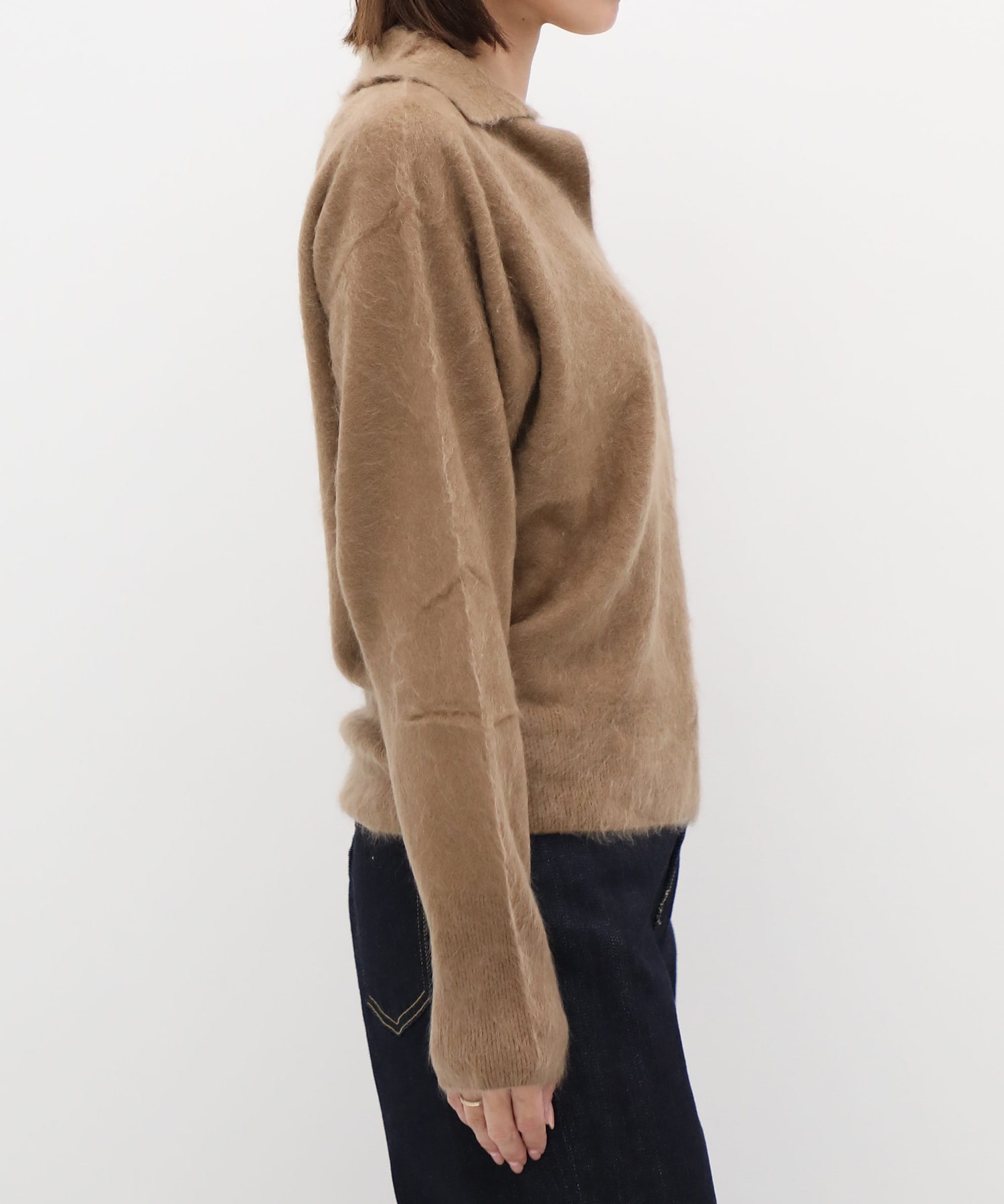 ROYAL CASHMERE FUR SKIPPER POLO ATON