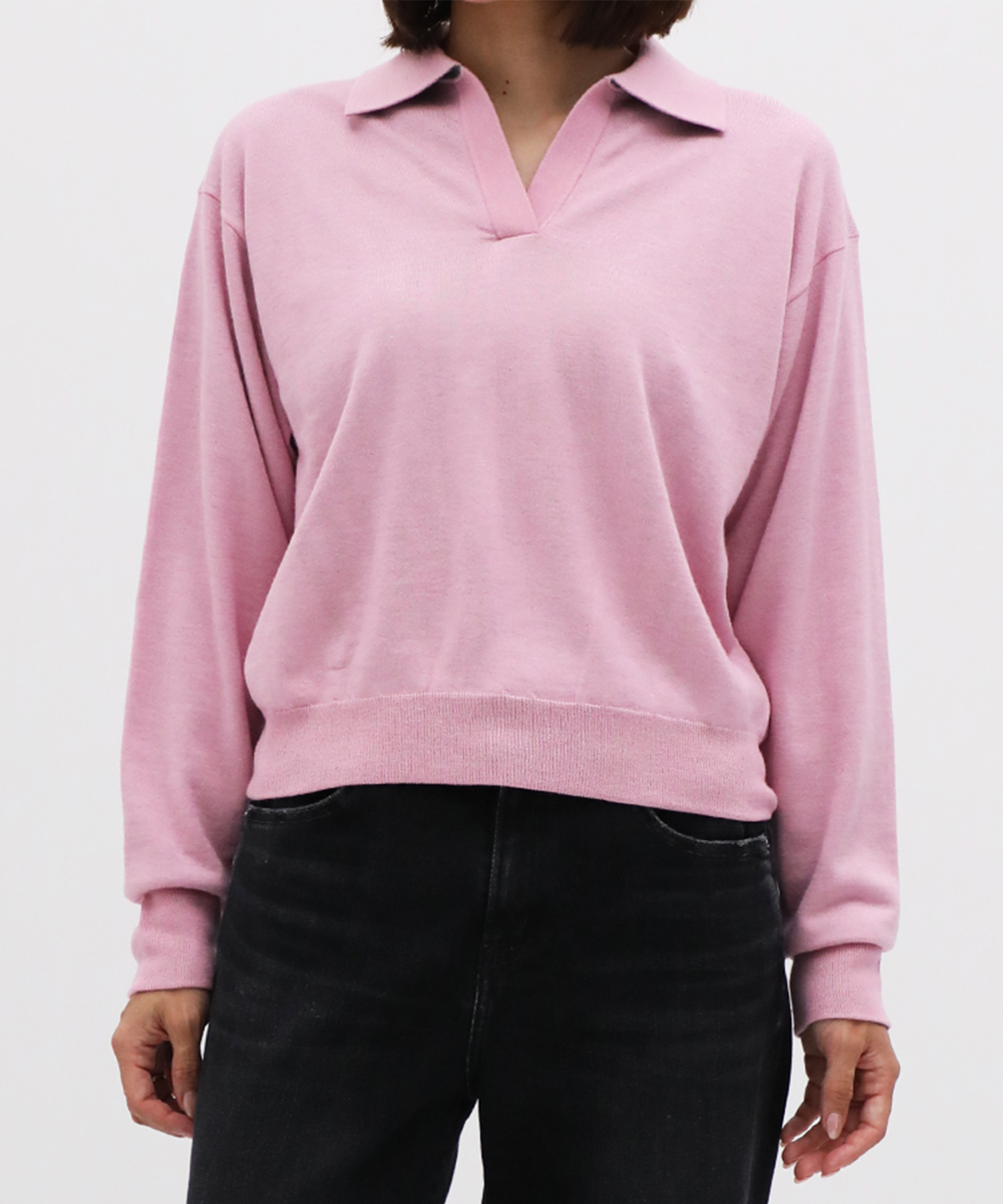 CASHMERE/SILK REVERSIBLE SKIPPER PULLOVER THE TOKYO