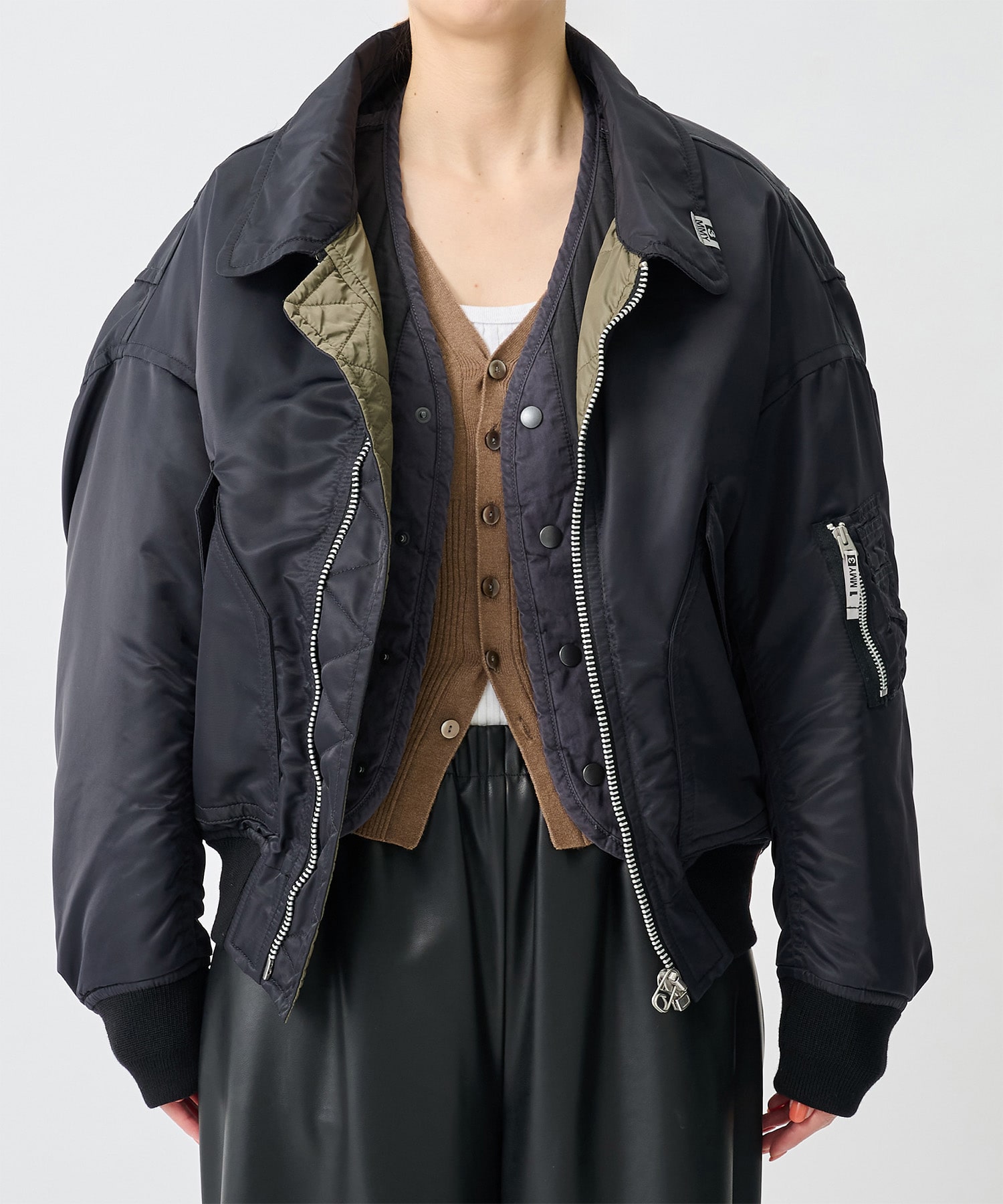 LAYERED BOMBER JACKET Maison MIHARA YASUHIRO
