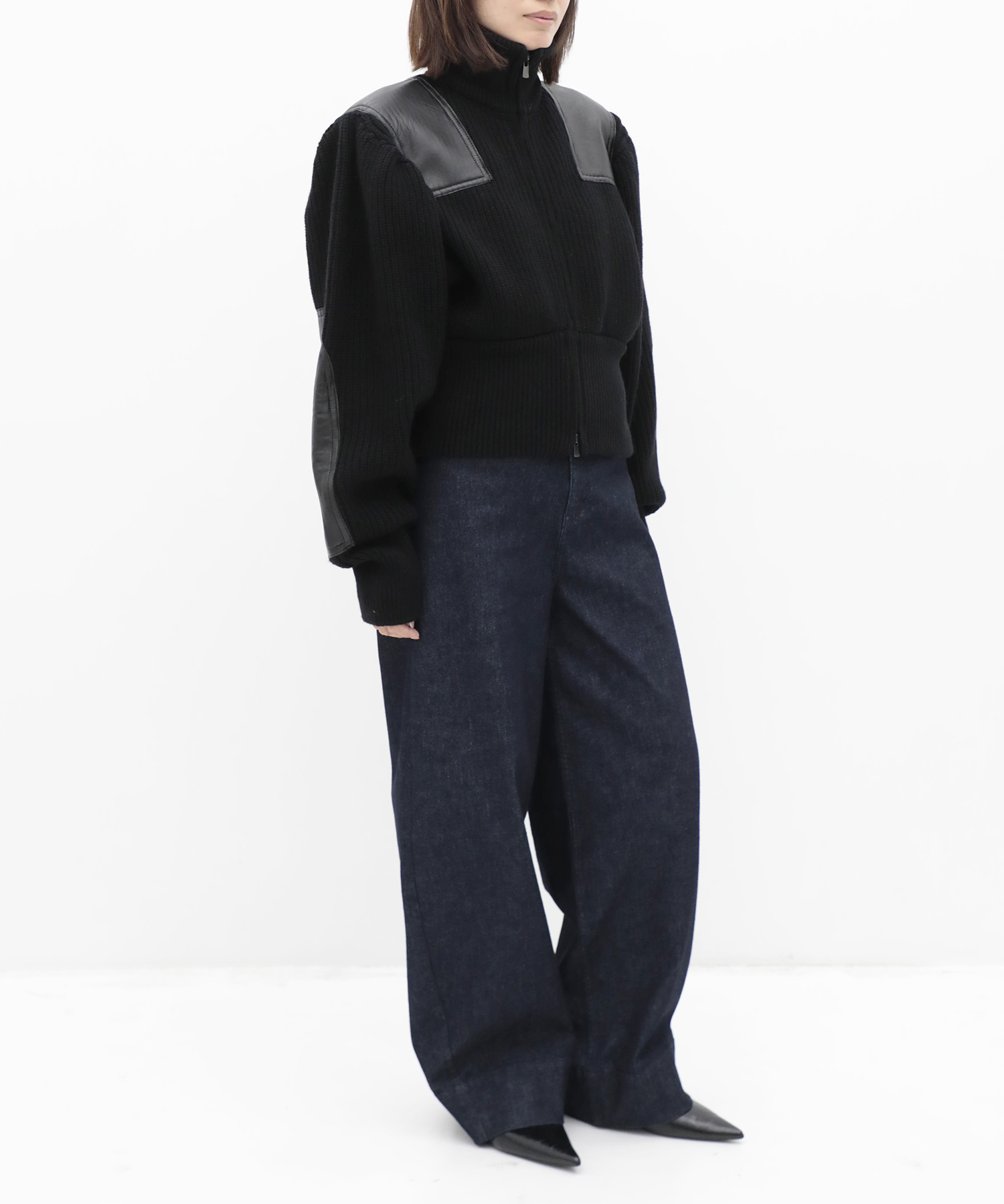 Balloon-Sleeve Driver Knit KEISUKEYOSHIDA