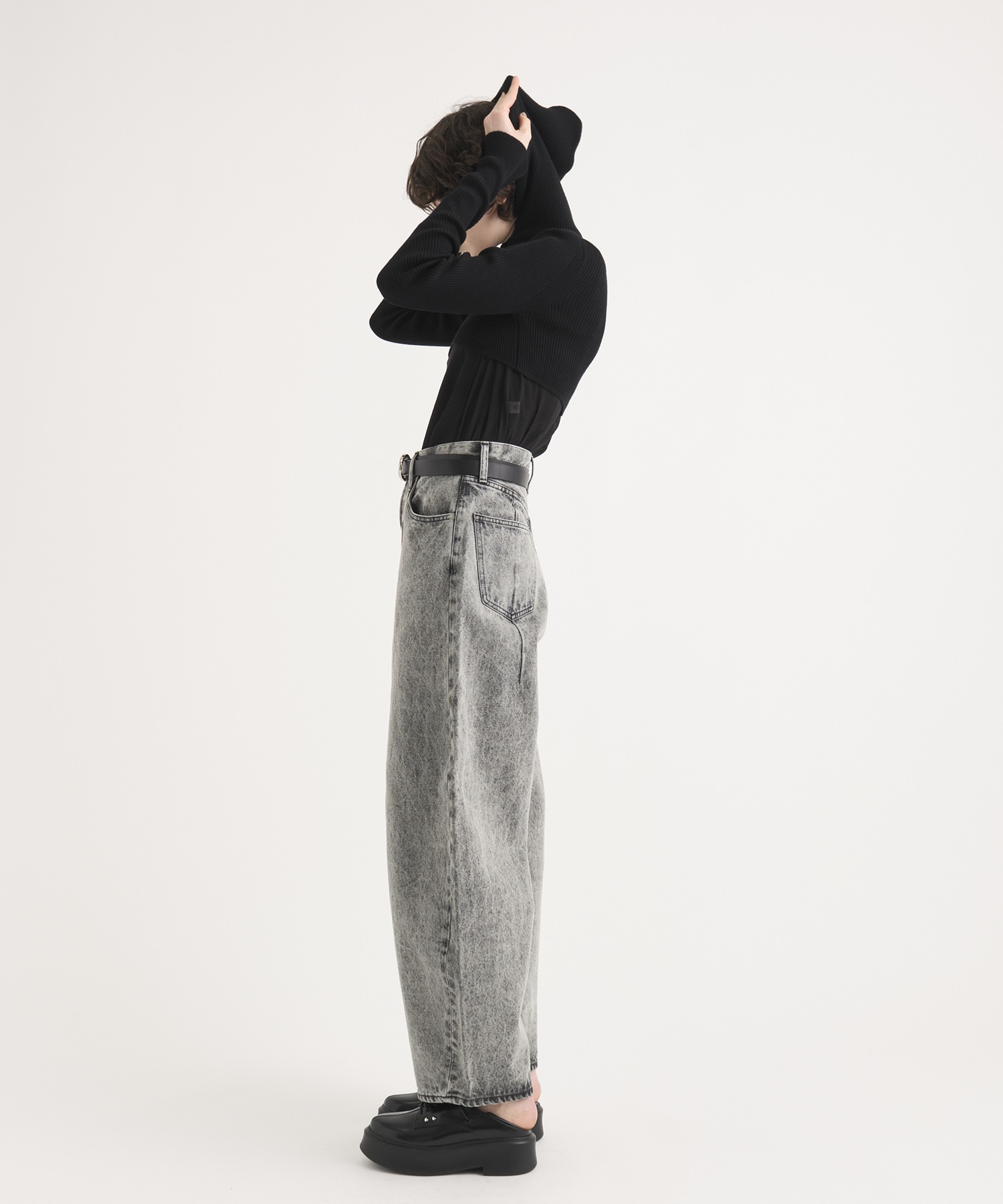 Washable Wool  Hoodie Knit Tops RITAN
