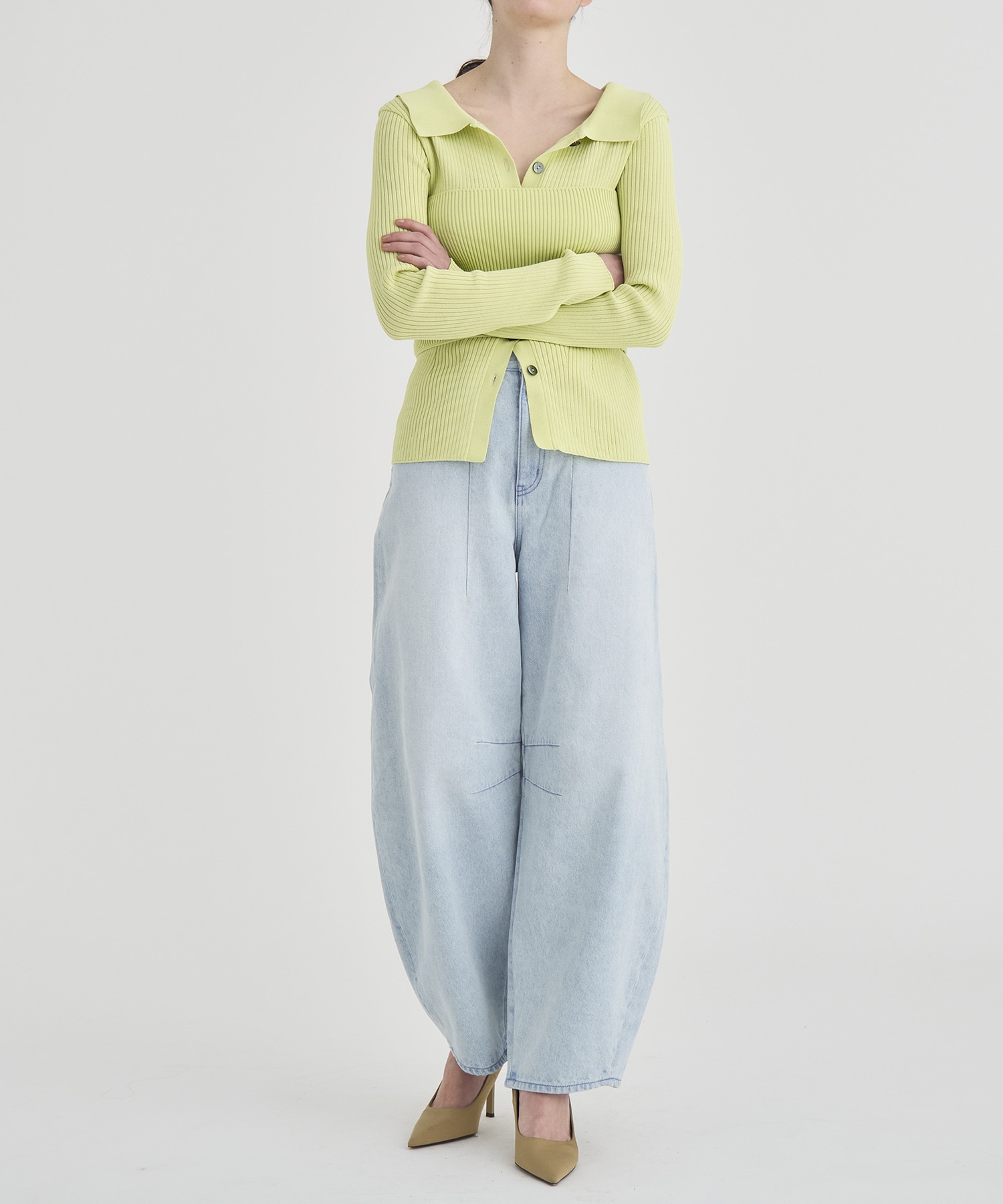 Curve Denim Pants RITAN