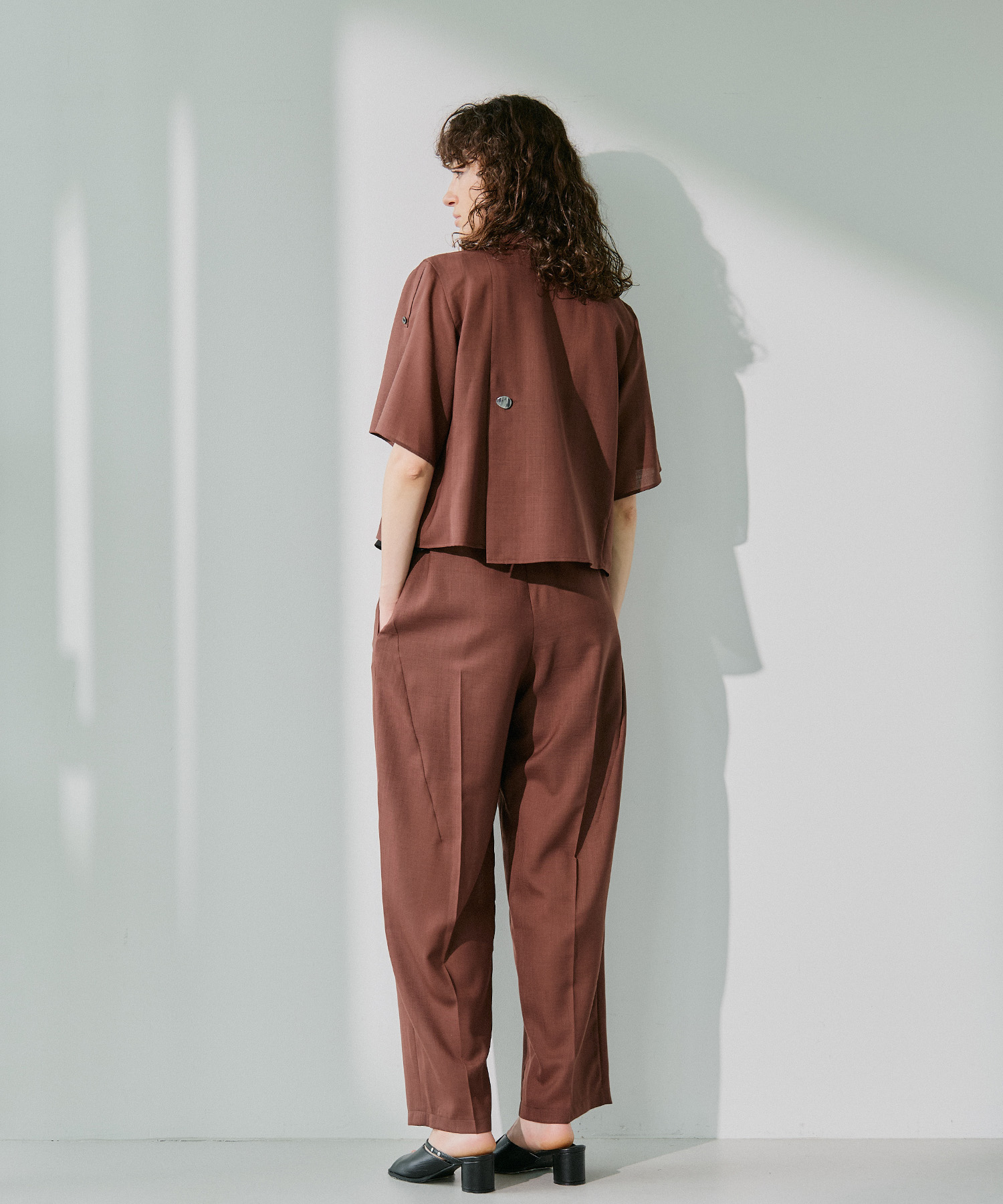 Open Collar Combi Shirts RITAN