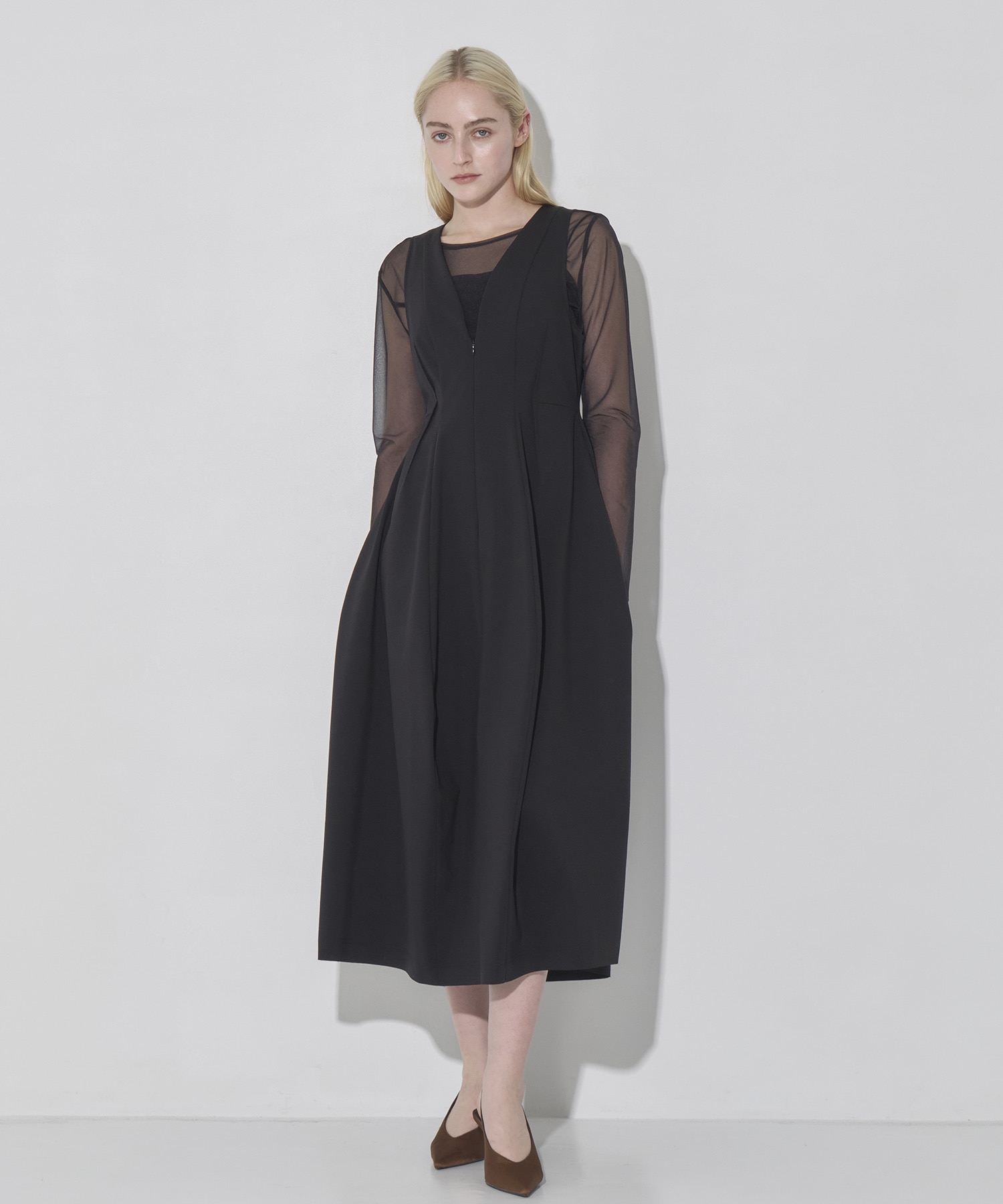 Tack Layered SheerT-Shirt RITAN