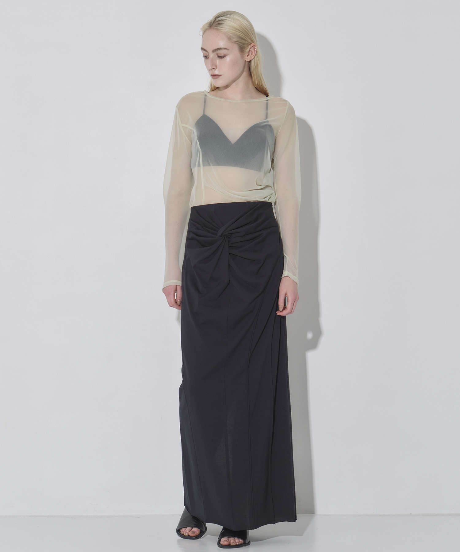 Tack Layered SheerT-Shirt RITAN