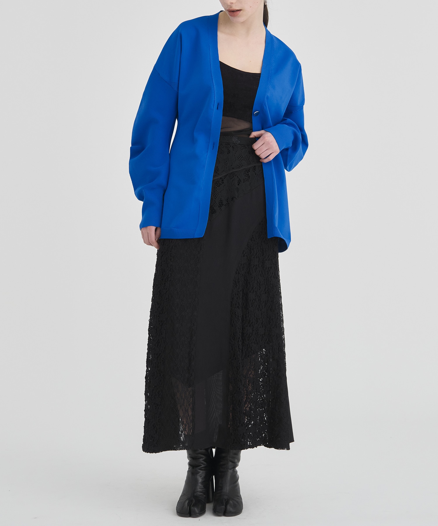 Arch Sleeve Knit Cardigan RITAN