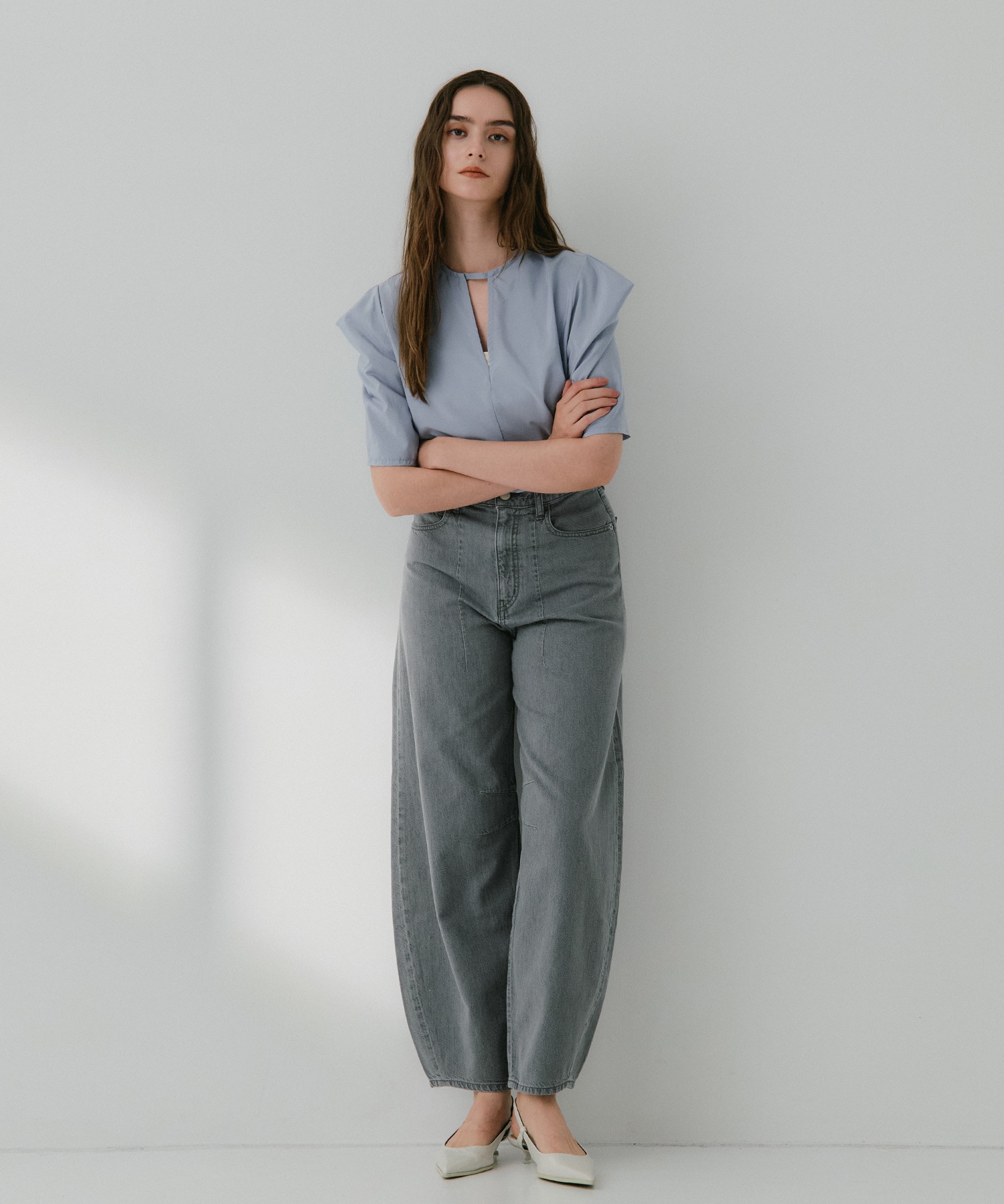 2Way Silk Half Blouse RITAN