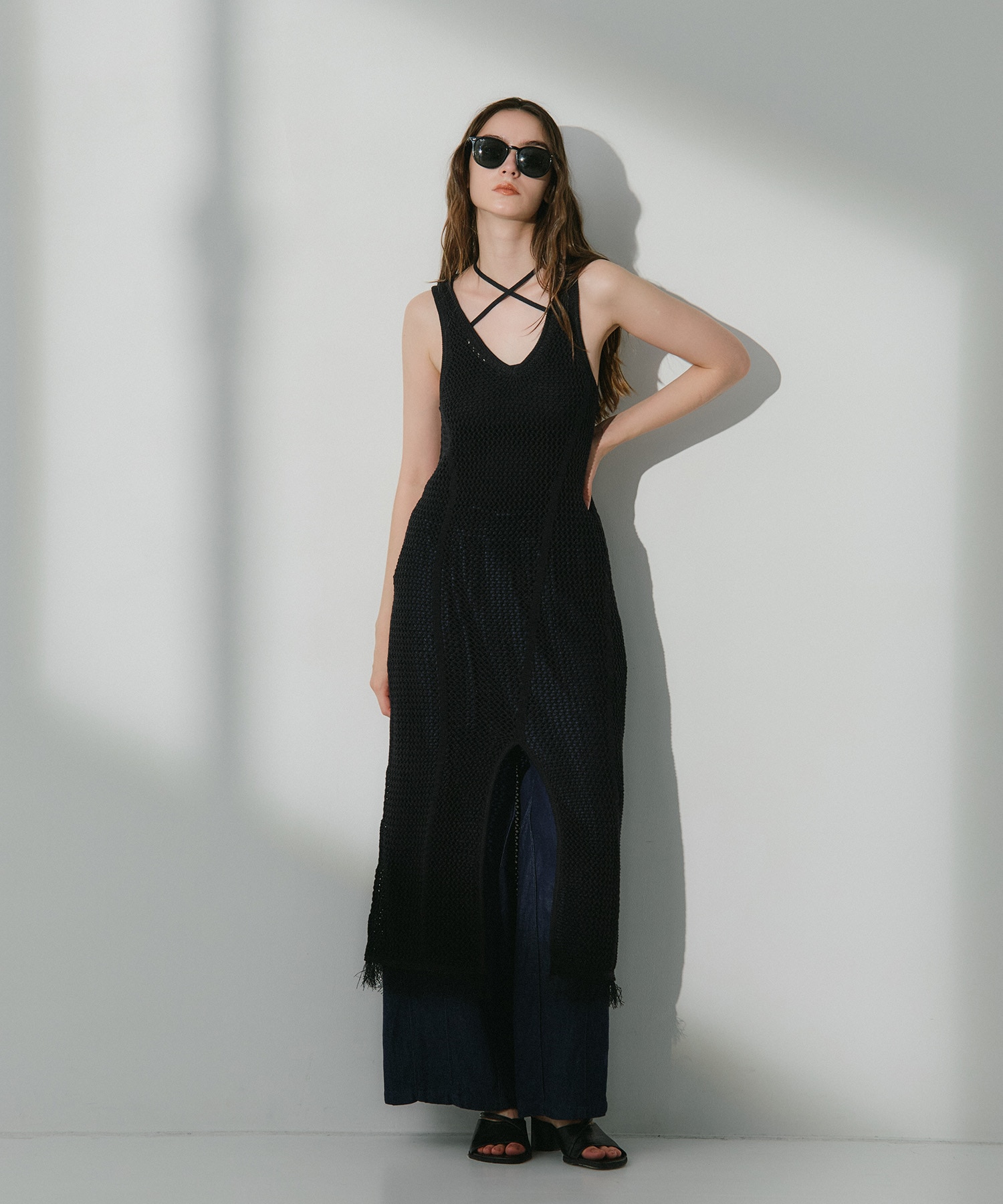 Mesh Knit Onepiece RITAN