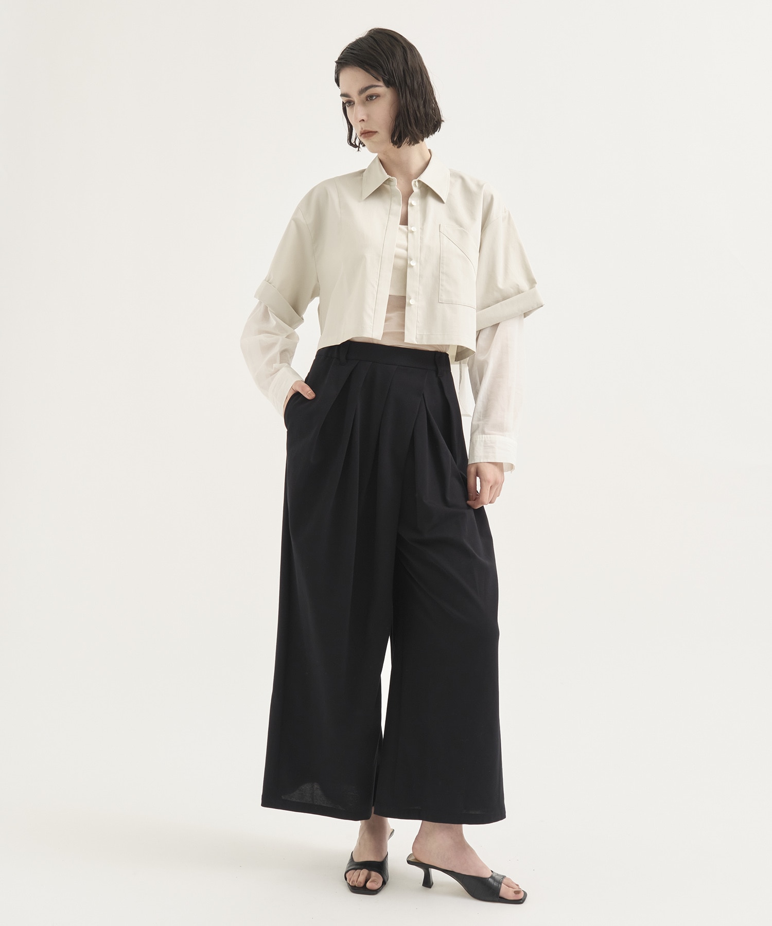 Random Tack Cut Pants RITAN