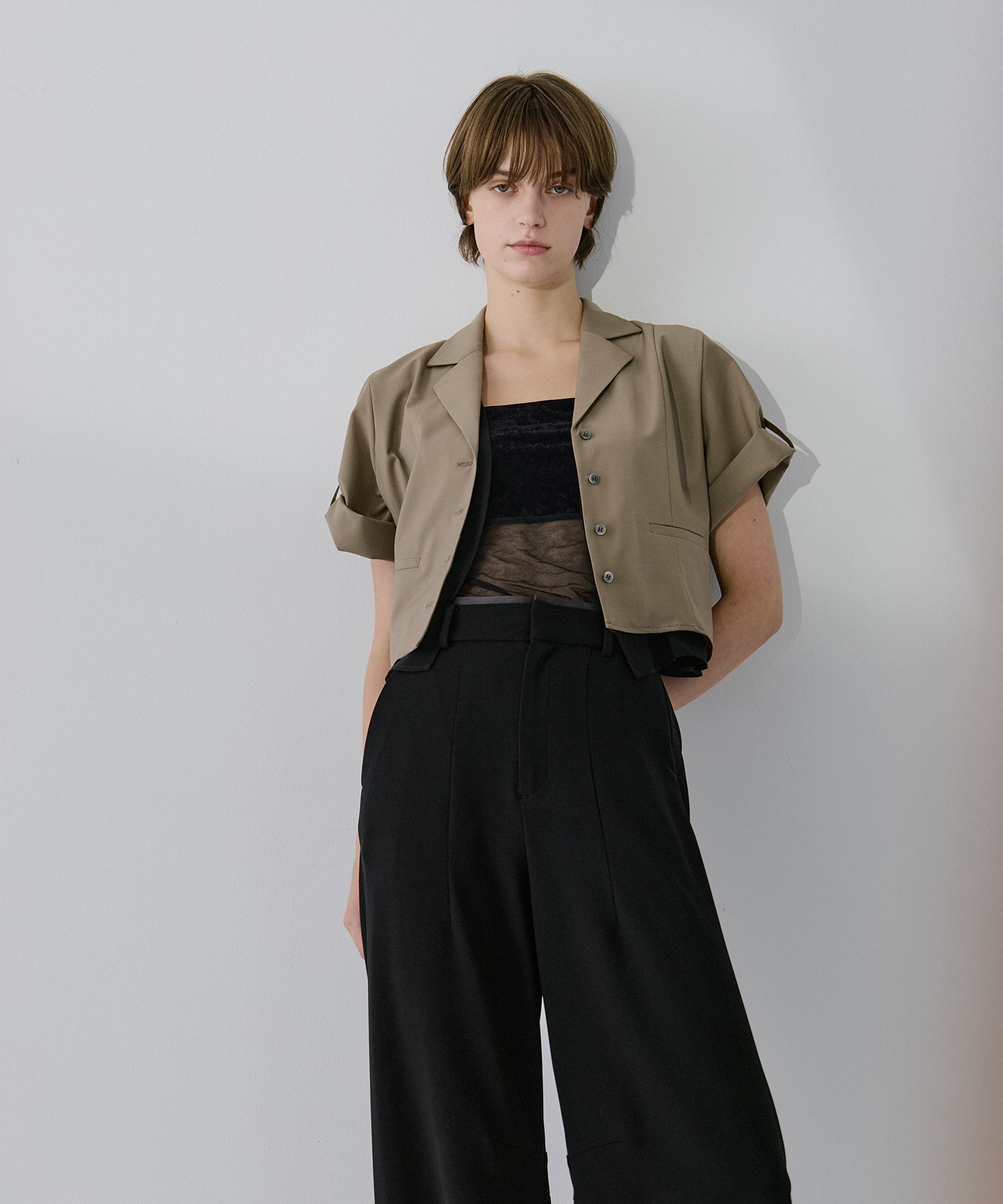 Open Collar Short  Shirts RITAN