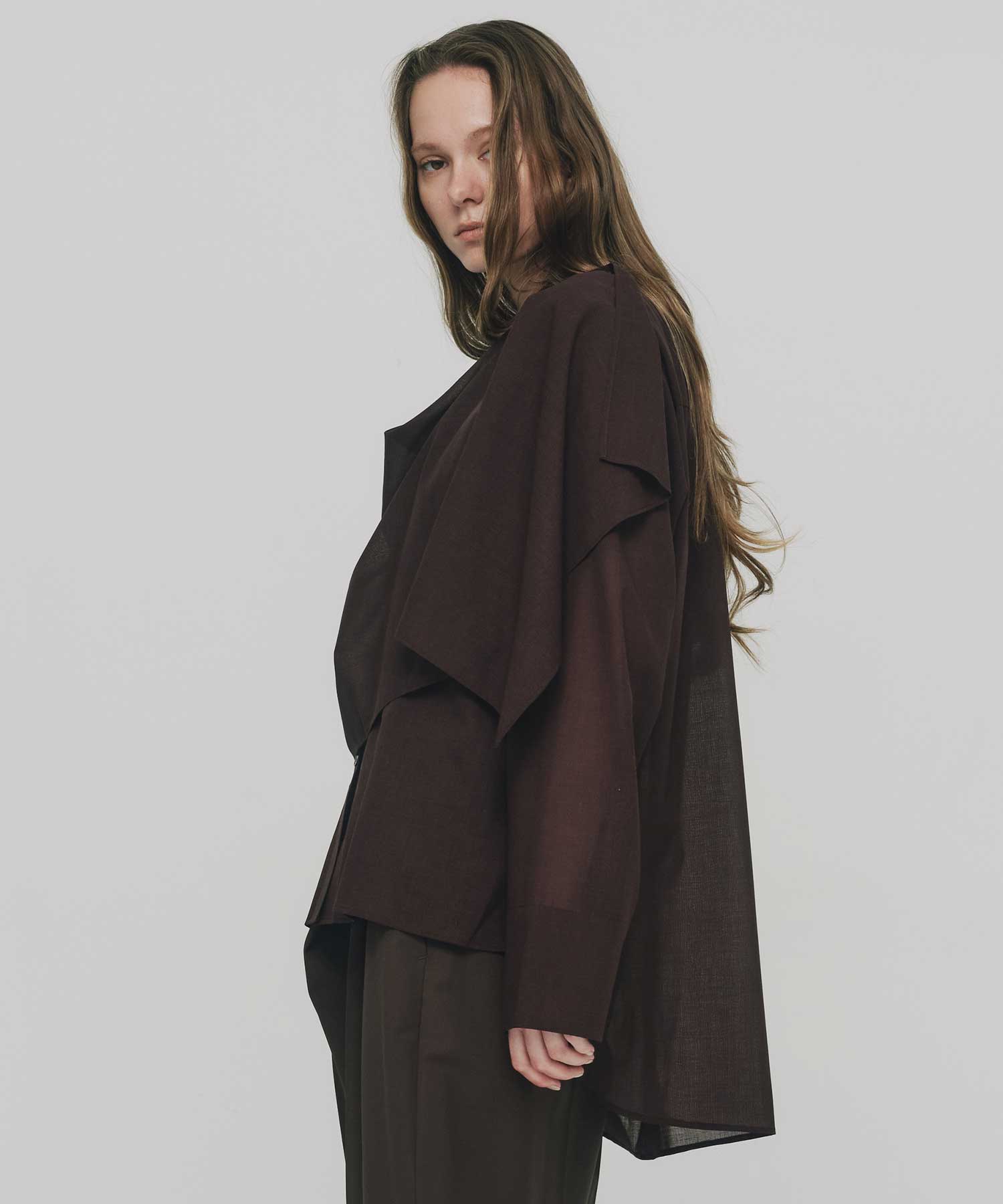Asym Cape  Shirts RITAN